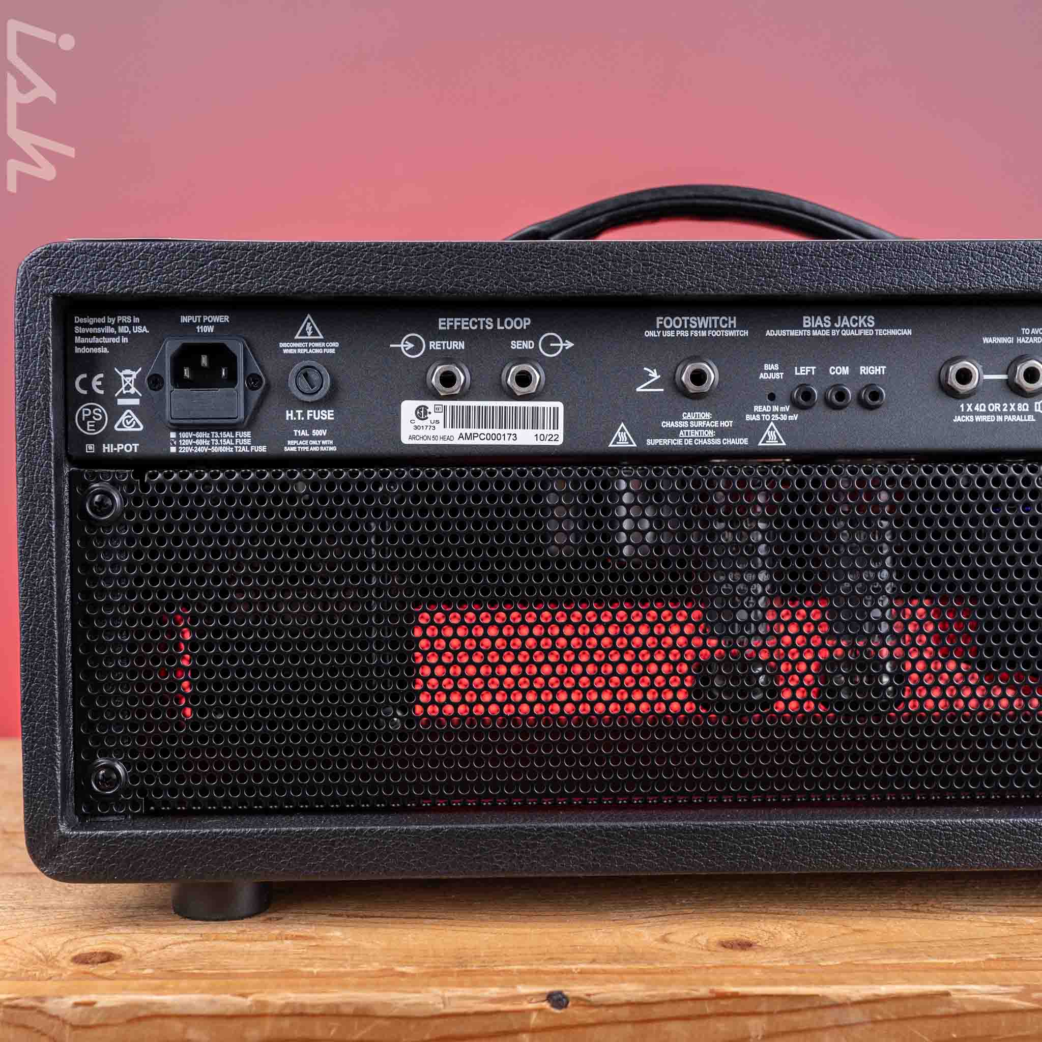 PRS Archon 50 50W Tube Amp Head Stealth Black Demo - Image 5