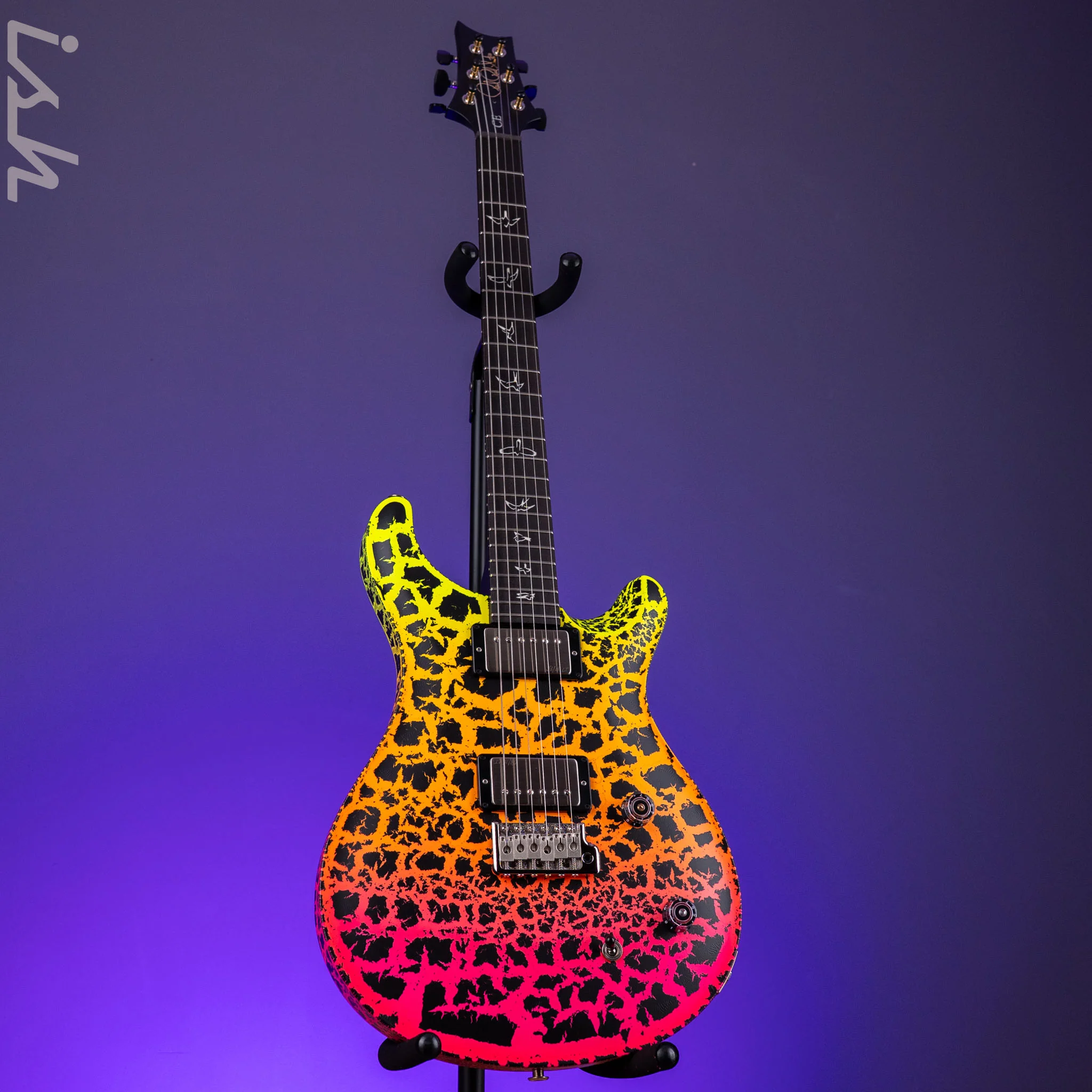 PRS CE 22 Sprayer’s Choice Sunset Candy Fade Crackle - Image 2