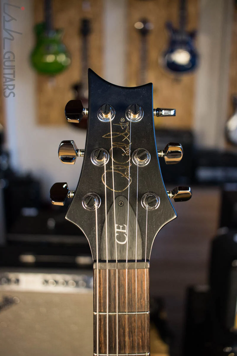 Paul Reed Smith PRS CE24 Satin Custom Color Satin Grey Black Electric Guitar - Image 5