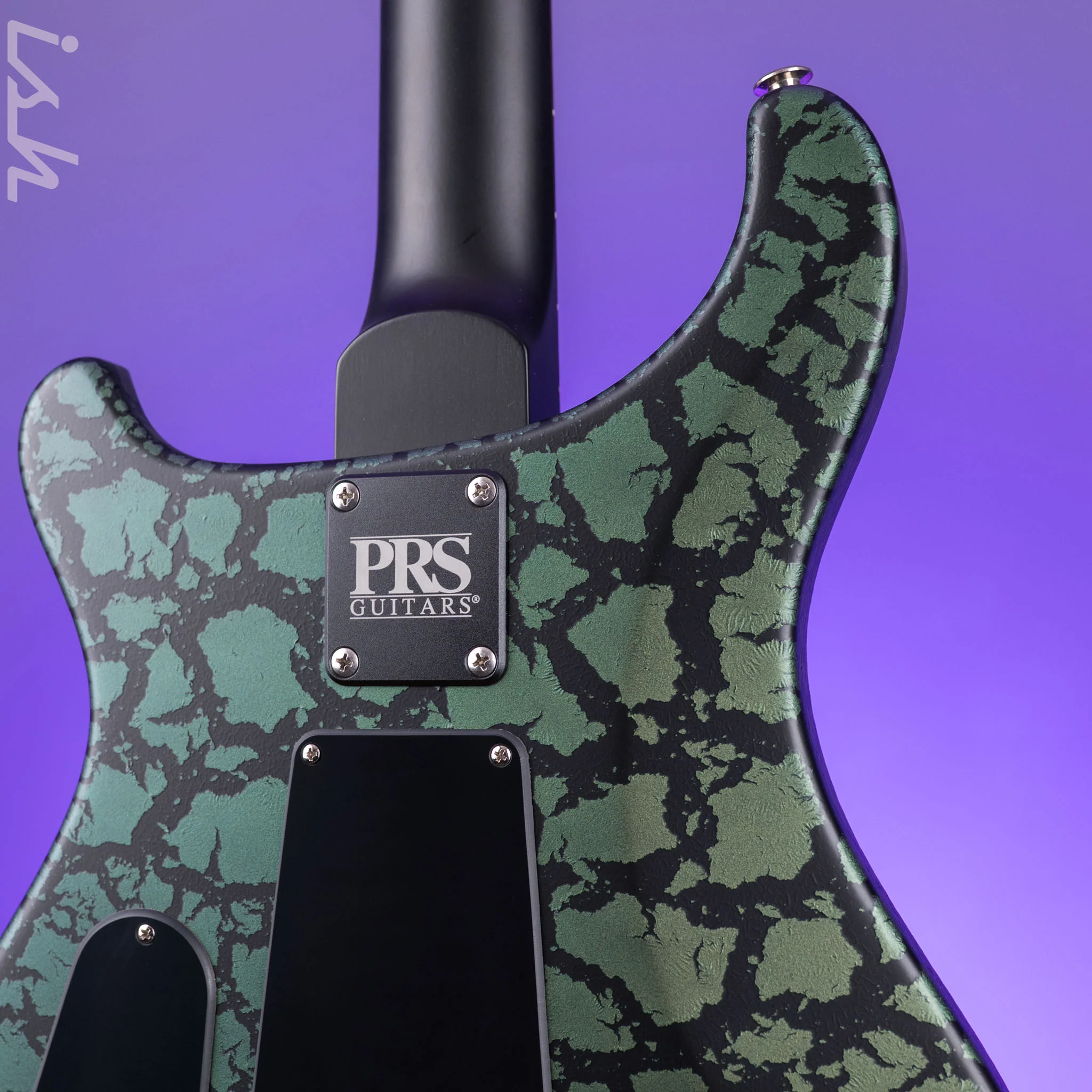 PRS CE 24 Black Matcha Green Crackle Sprayer's Choice - Image 9