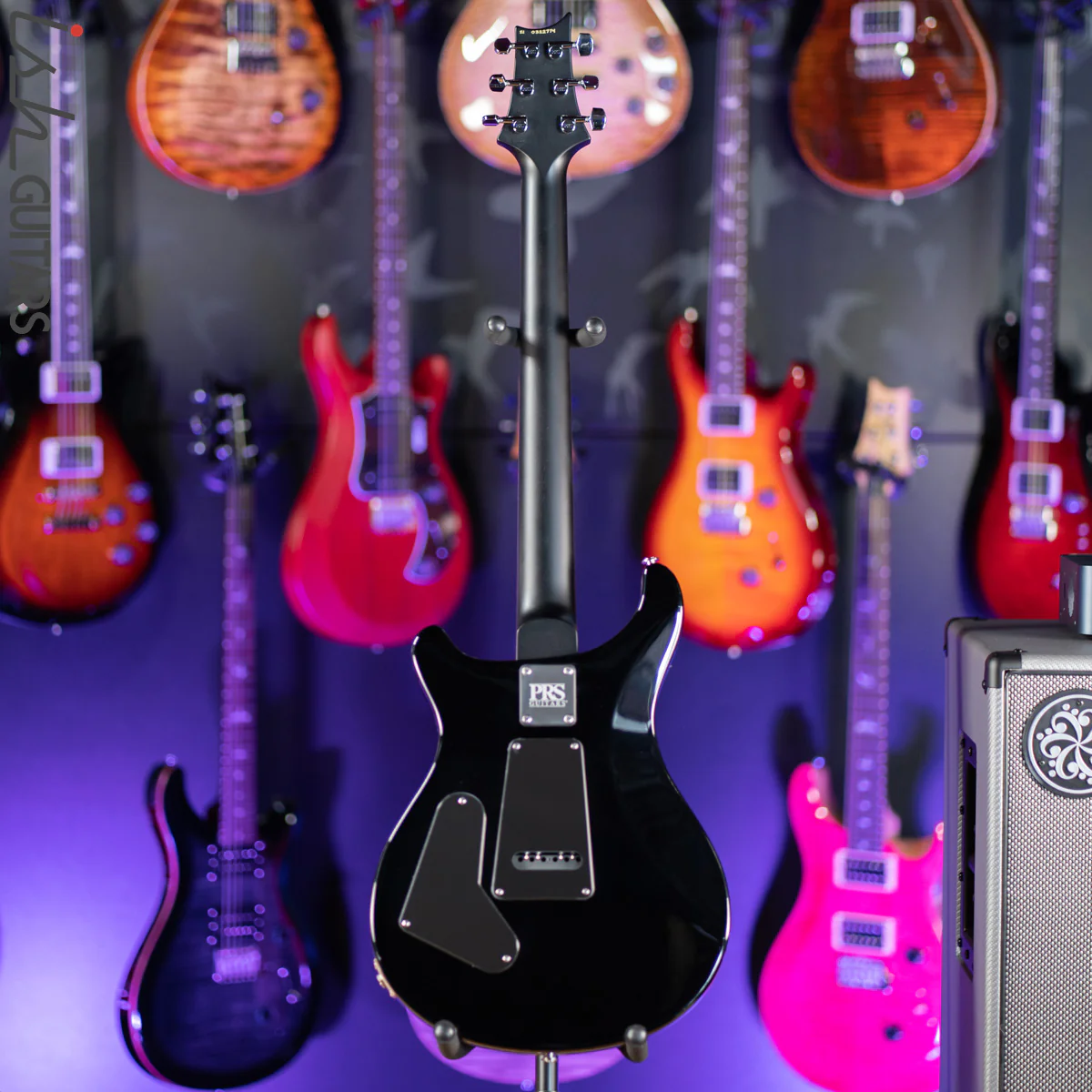 2021 PRS CE 24 Semi-Hollow Electric Guitar Black - Image 7