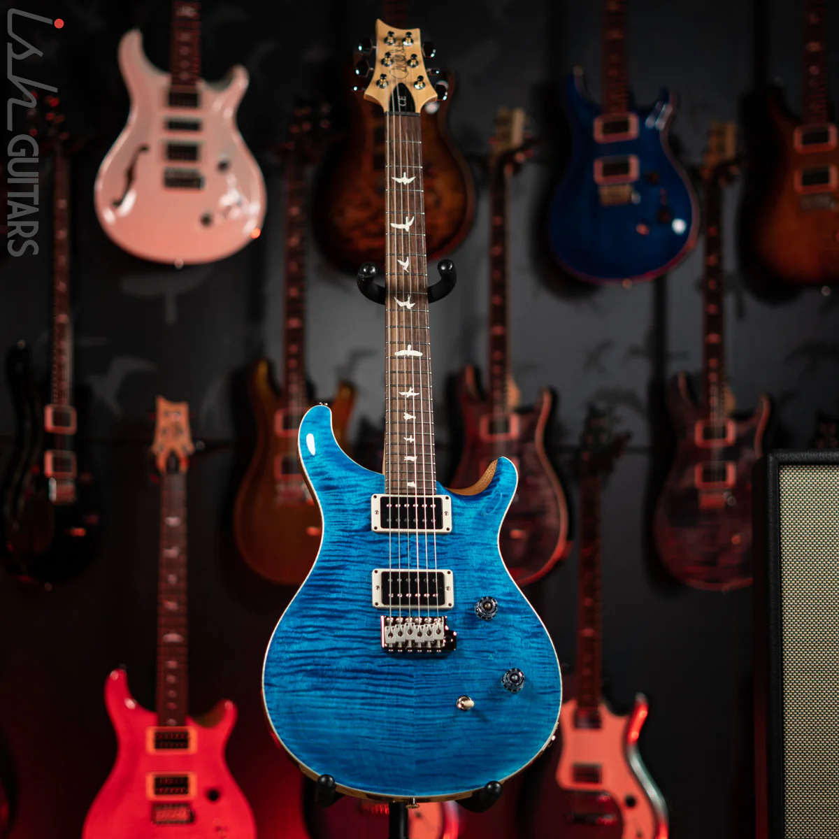 PRS CE 24 Electric Guitar Blue Matteo - Image 2