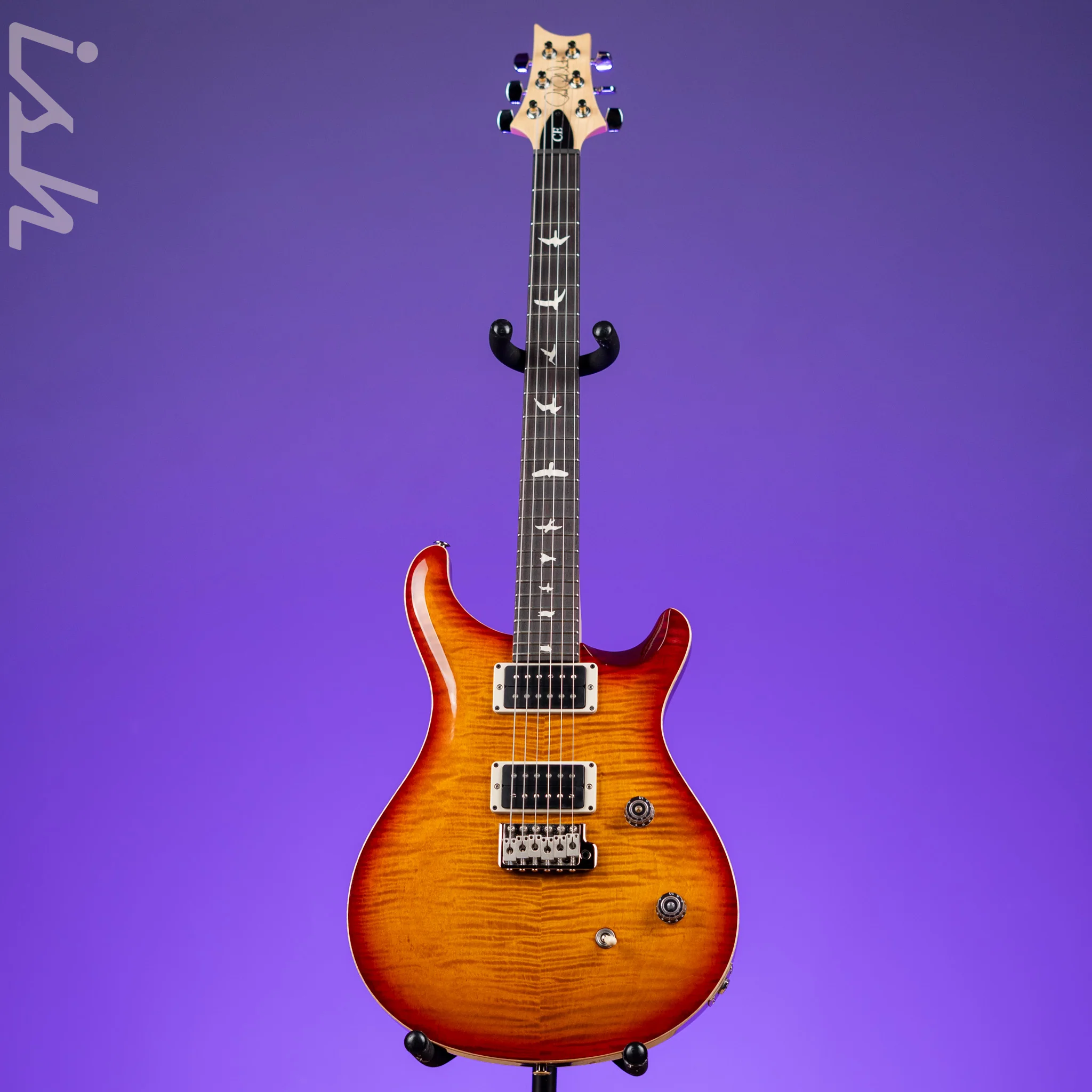 PRS CE 24 Electric Guitar Dark Cherry Sunburst - Image 2