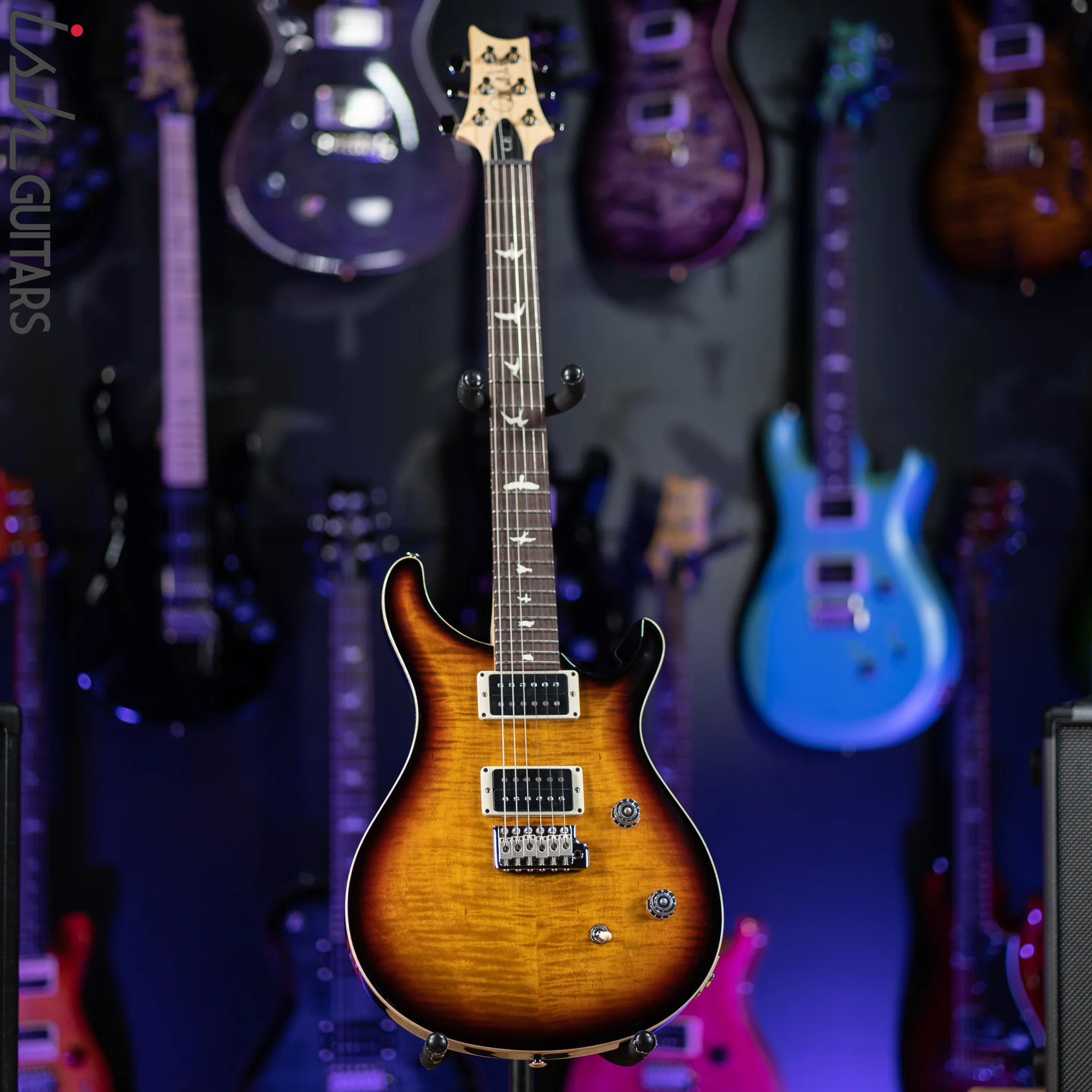 2021 PRS CE 24 Electric Guitar Tri-Color Sunburst - Image 2