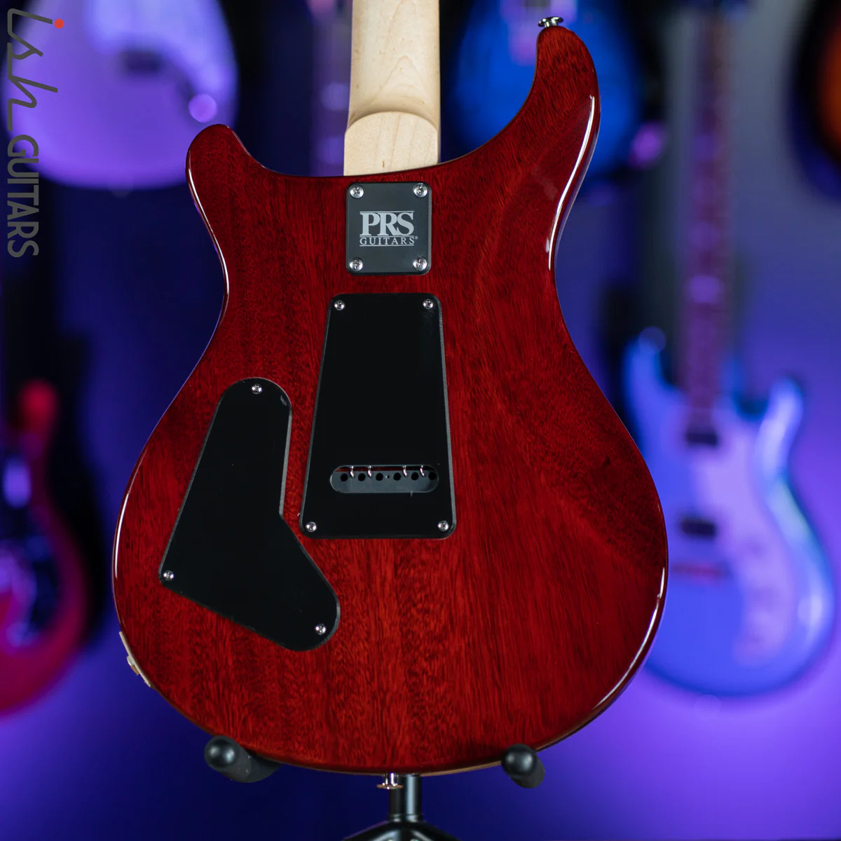 PRS CE 24 Fire Red Burst Electric Guitar - Image 8