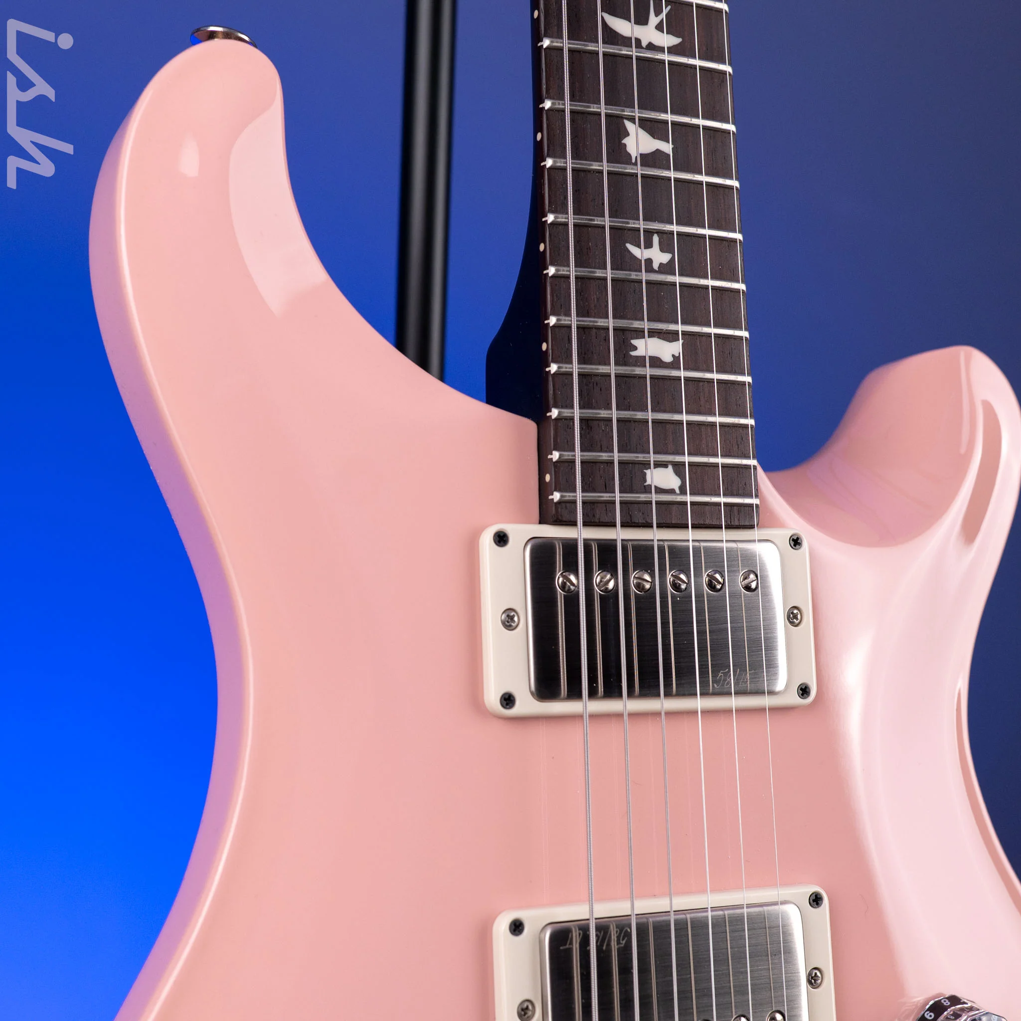 PRS CE 24 Metallic Blush w/ Black Satin Neck - Image 4