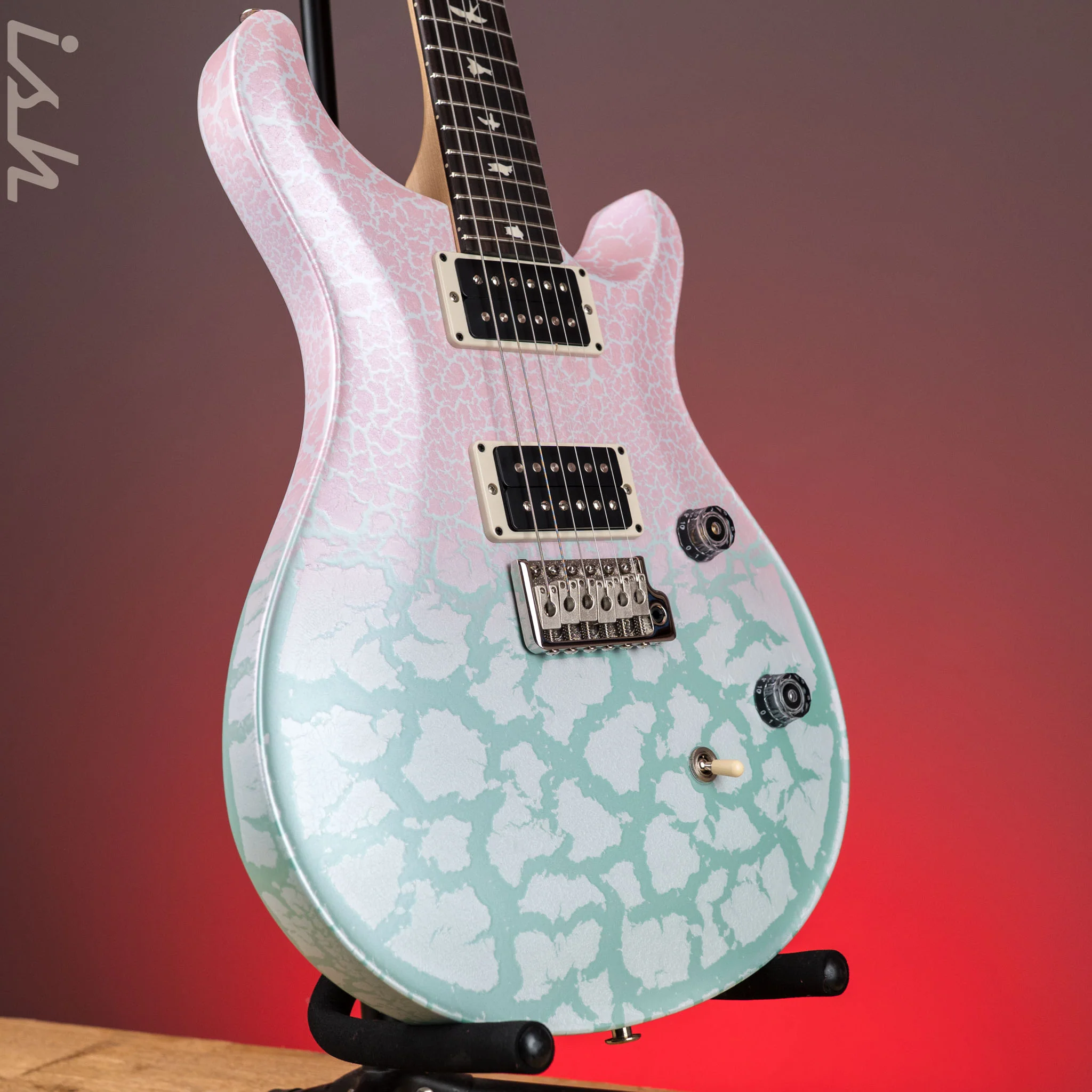 PRS CE 24 Miami Pearl Crackle - Sprayer's Choice Custom Finish - Image 3