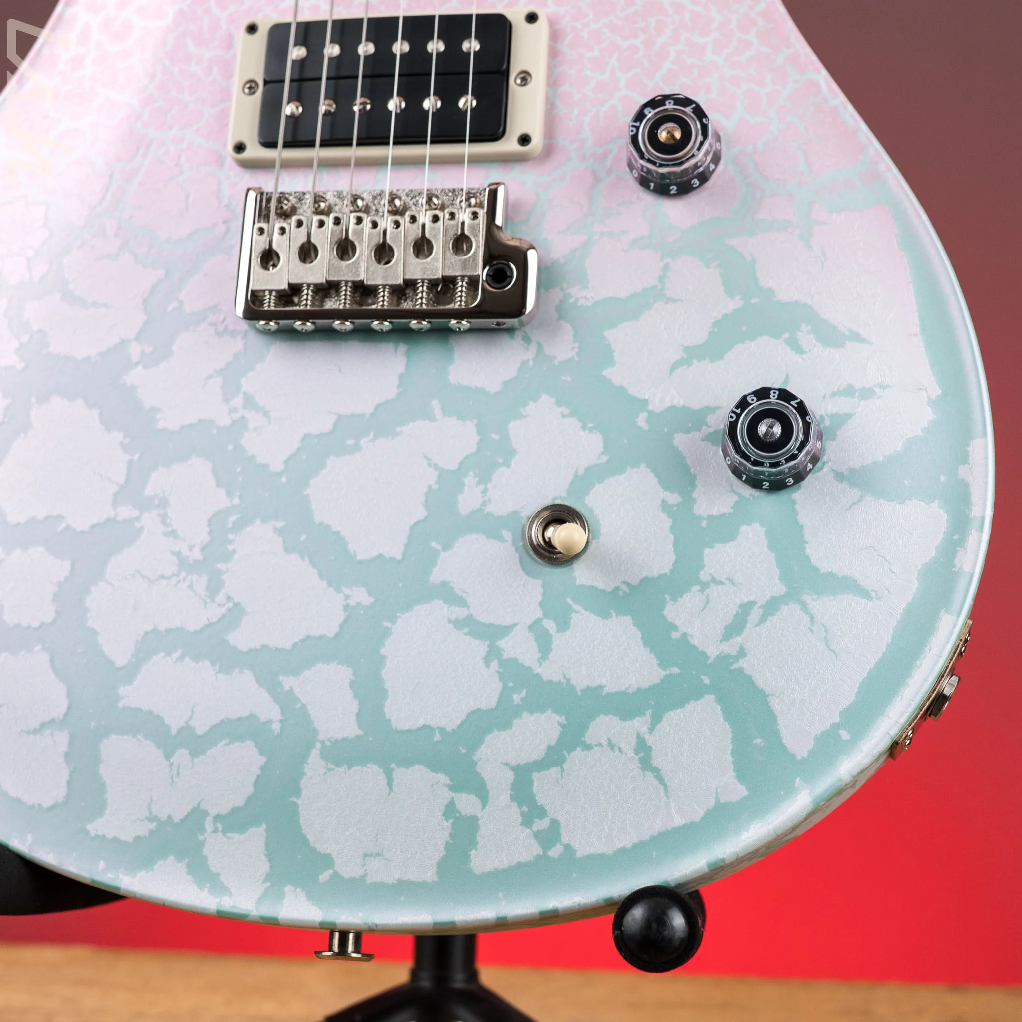 PRS CE 24 Miami Pearl Crackle - Sprayer's Choice Custom Finish - Image 5
