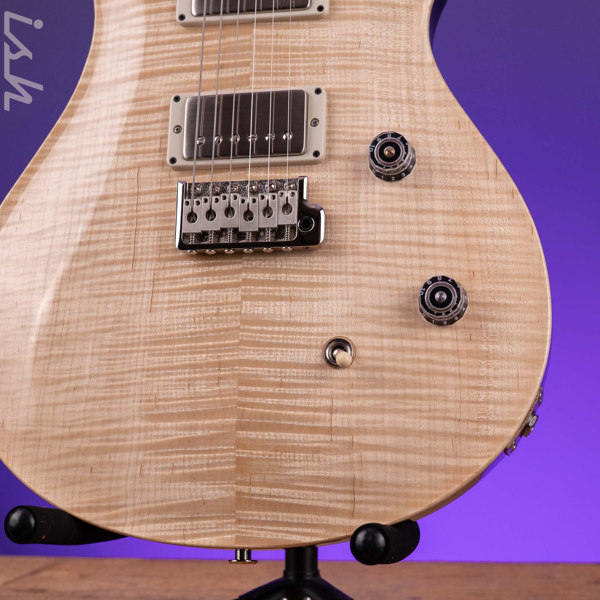 PRS CE 24 Natural Painted Black Satin Neck Demo - Image 5