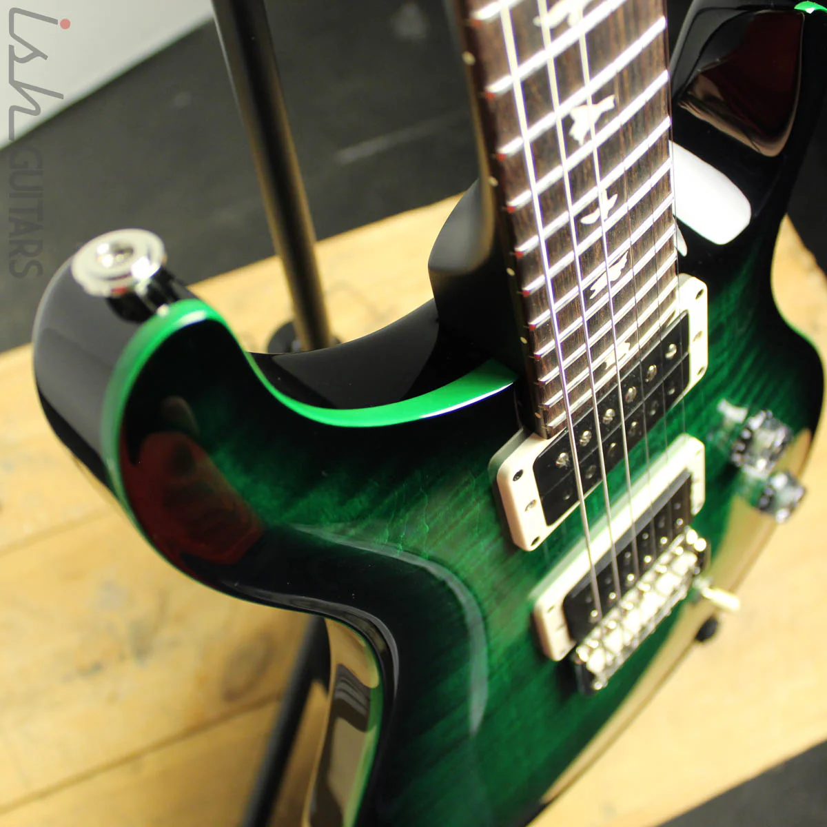 2019 PRS CE 24 Satin Neck Teal Smokeburst - Image 8