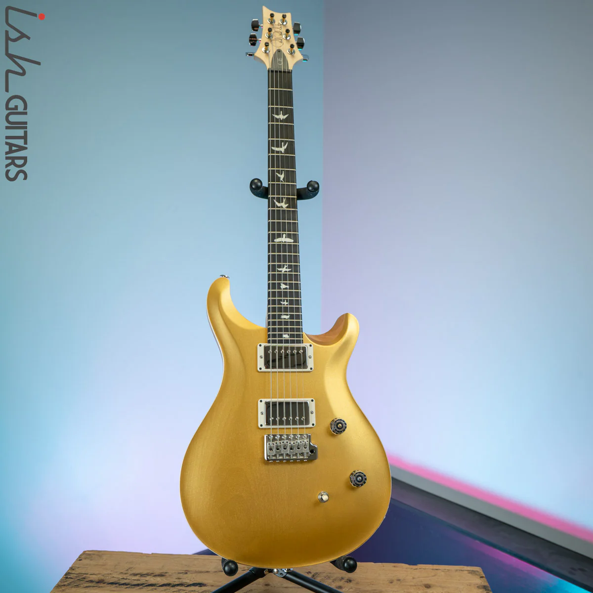PRS CE 24 Satin Nitro 57/08 Ebony Fretboard Gold Top - Image 2