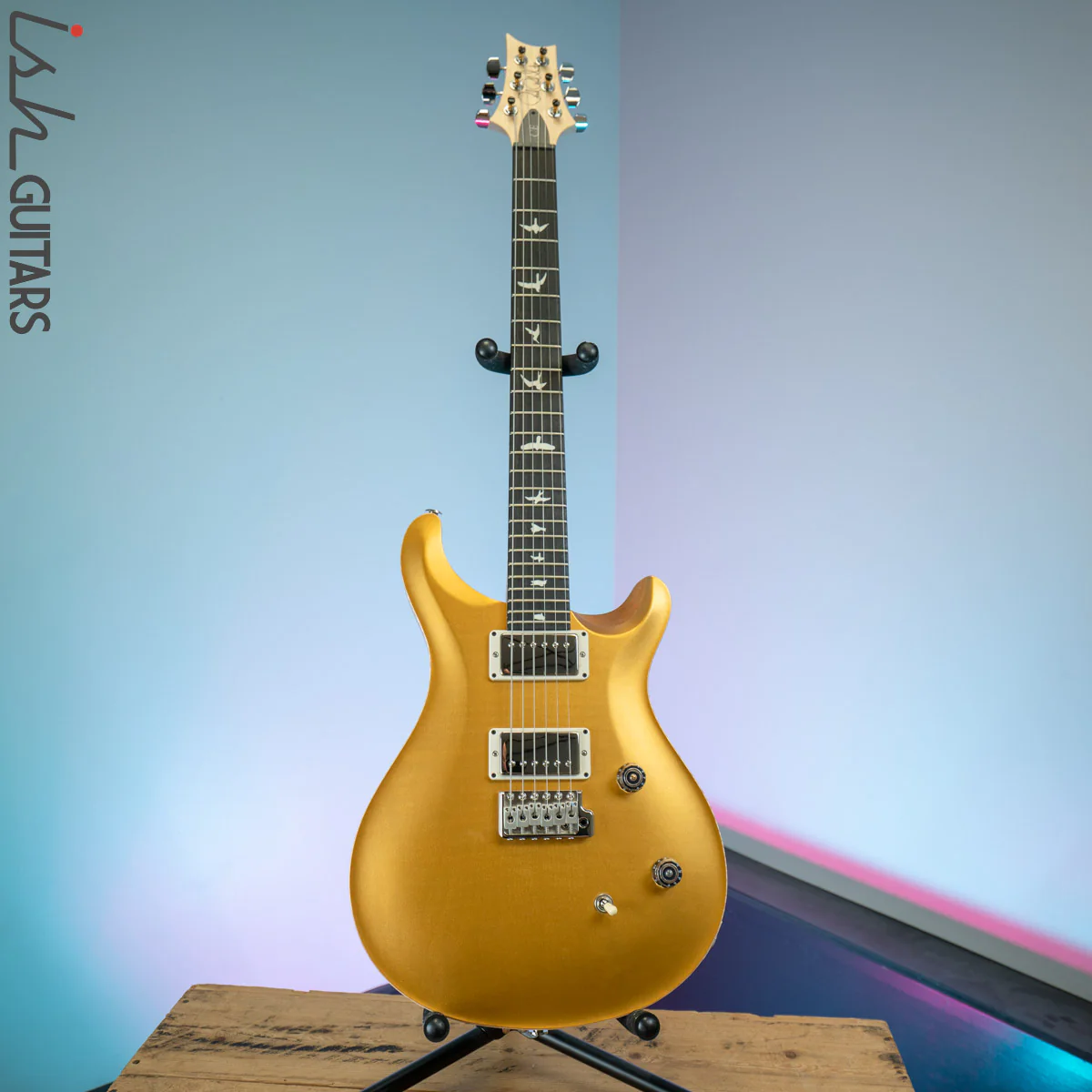 PRS CE 24 Satin Nitro 57/08 Ebony Fretboard Gold Top - Image 2
