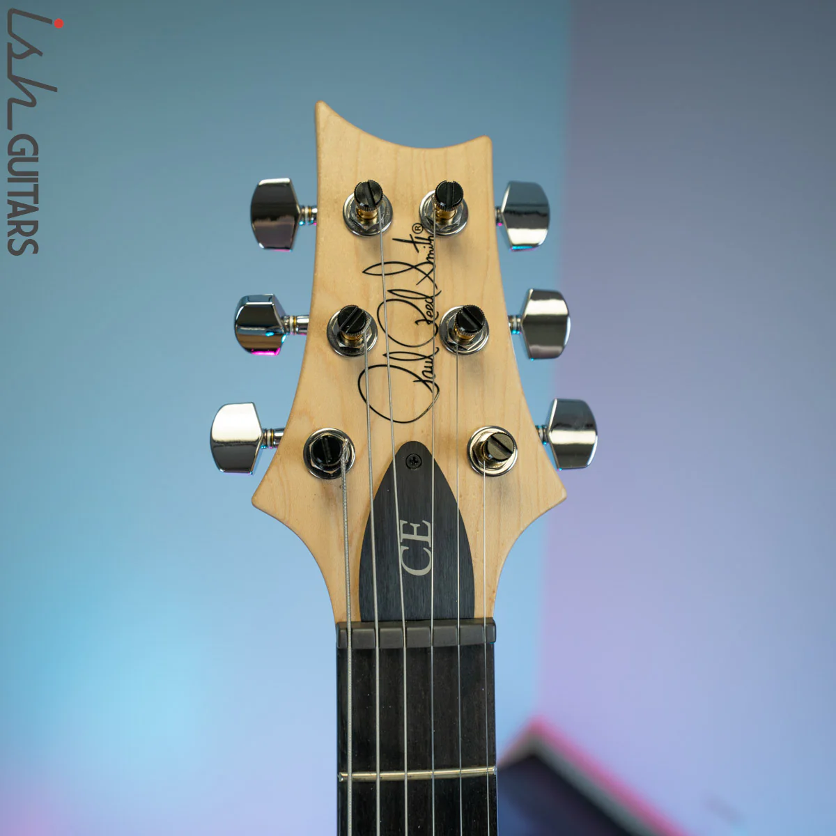 PRS CE 24 Satin Nitro 57/08 Ebony Fretboard Powder Blue - Image 6