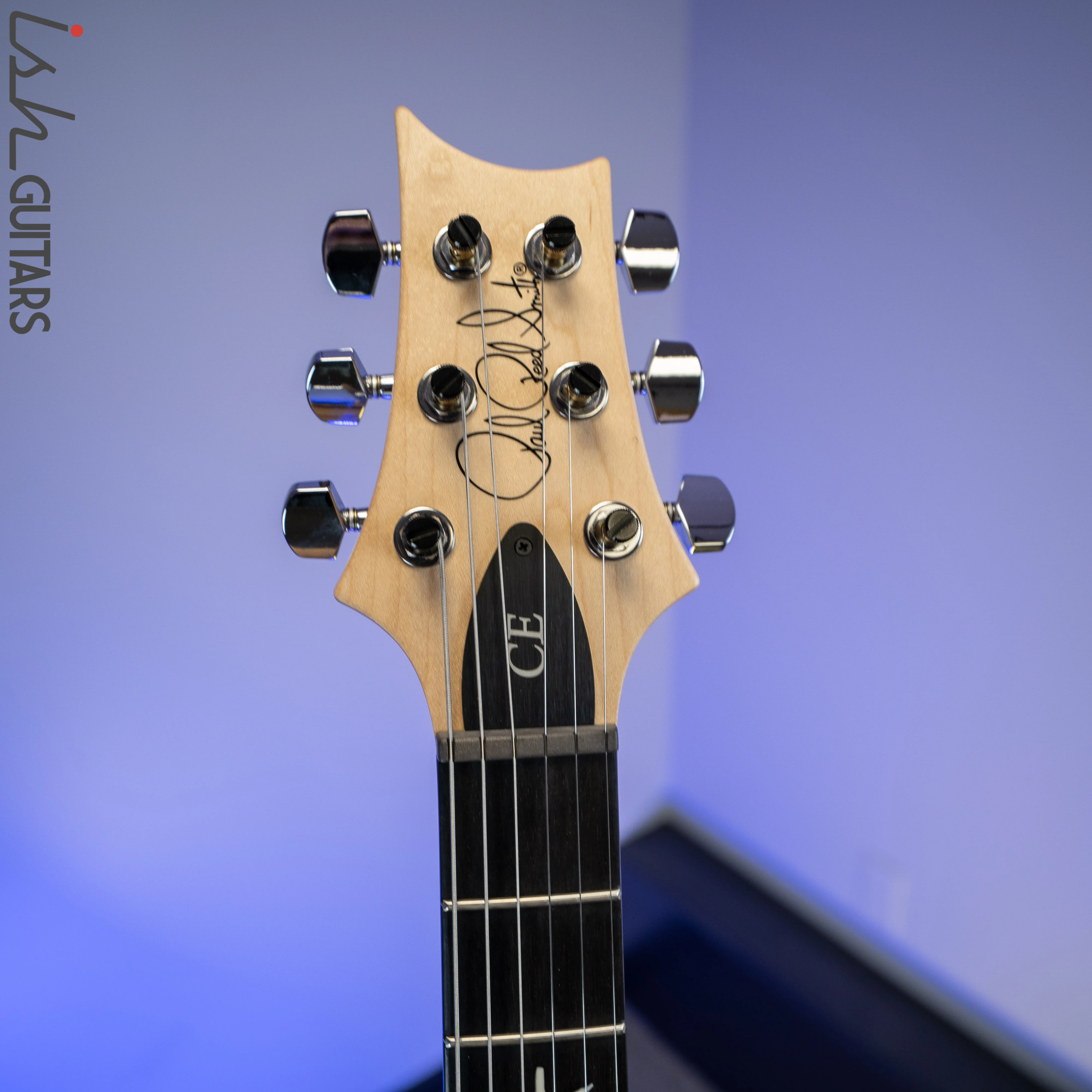 PRS CE 24 Satin Nitro 57/08 Ebony Fretboard Powder Blue - Image 7