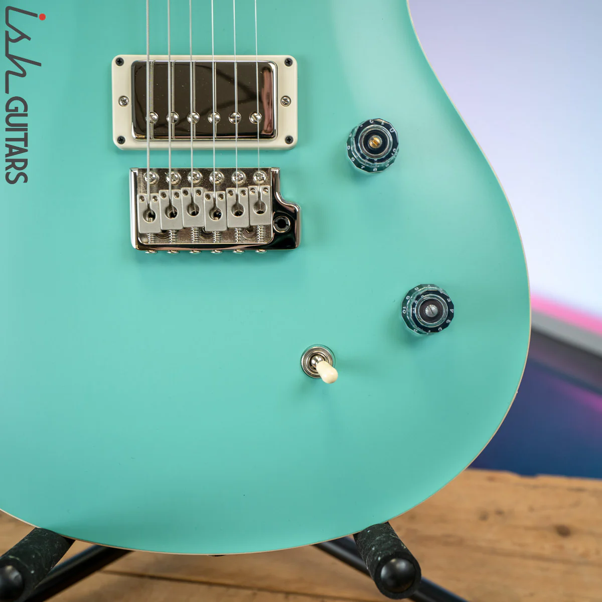 PRS CE 24 Satin Nitro 57/08 Ebony Fretboard Seafoam Green - Image 4