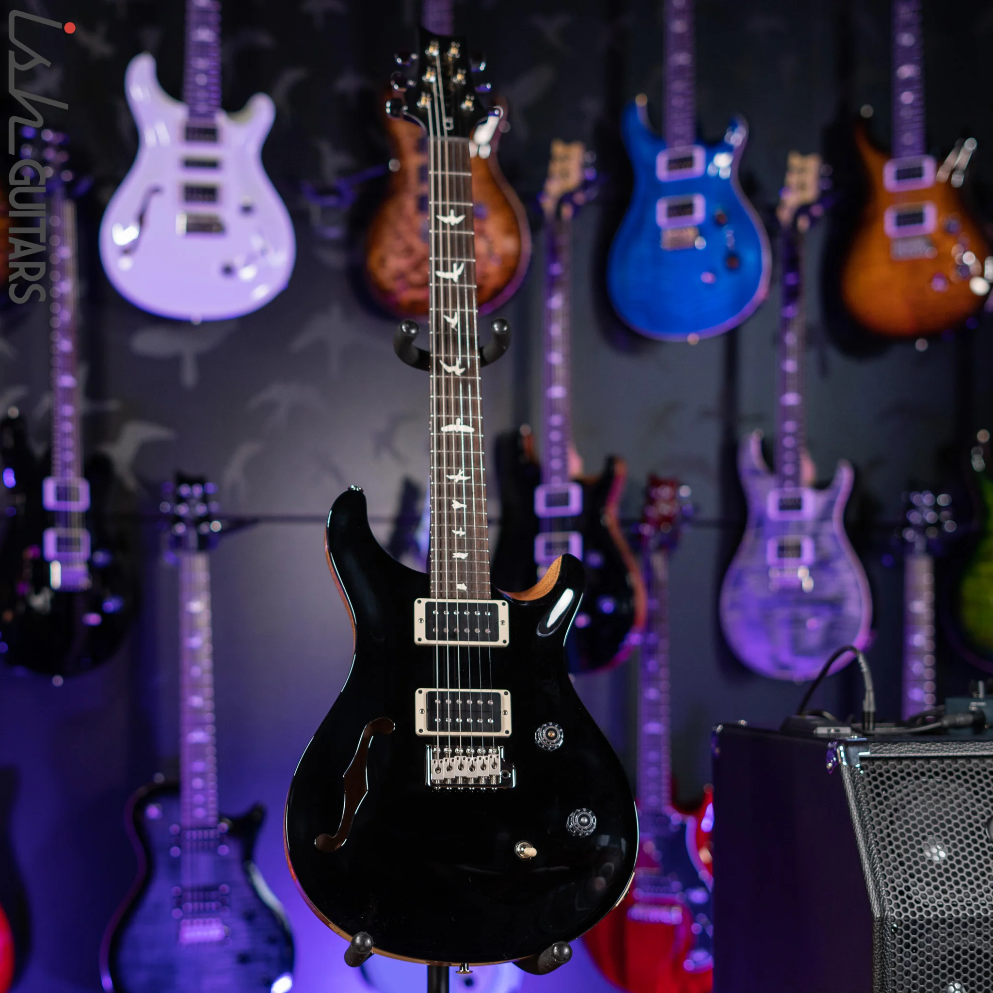 PRS CE 24 Semi-Hollow Black Gloss - Image 2