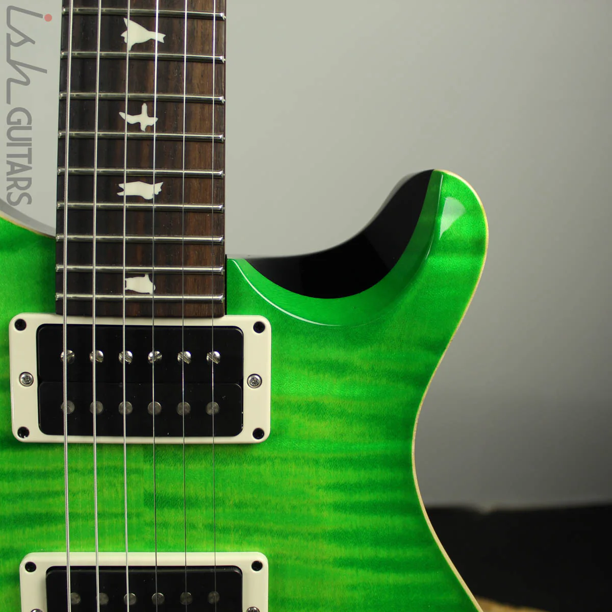 2019 PRS CE 24 Semi-Hollow Eriza Verde Custom Color Painted Neck - Image 4