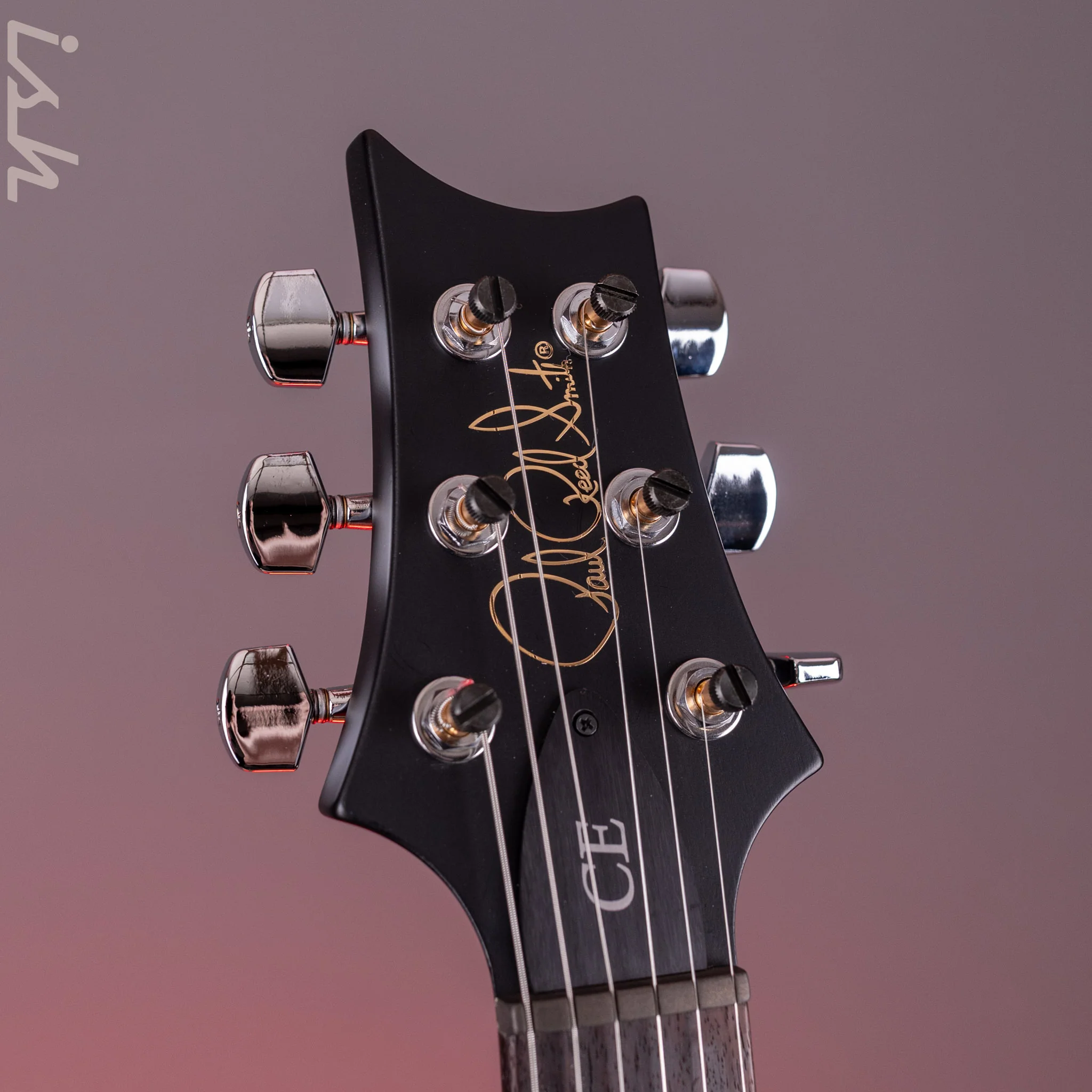 PRS CE 24 Semi-Hollow Faded Grey Black Wraparound Smokeburst Satin Finish Demo - Image 6