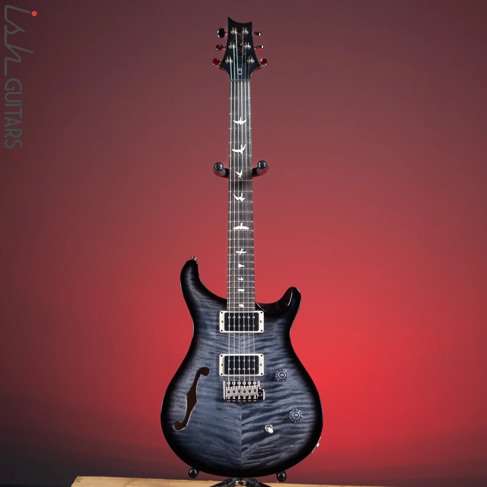 PRS CE 24 Semi-Hollow Faded Whale Blue Smokewrap - Image 2