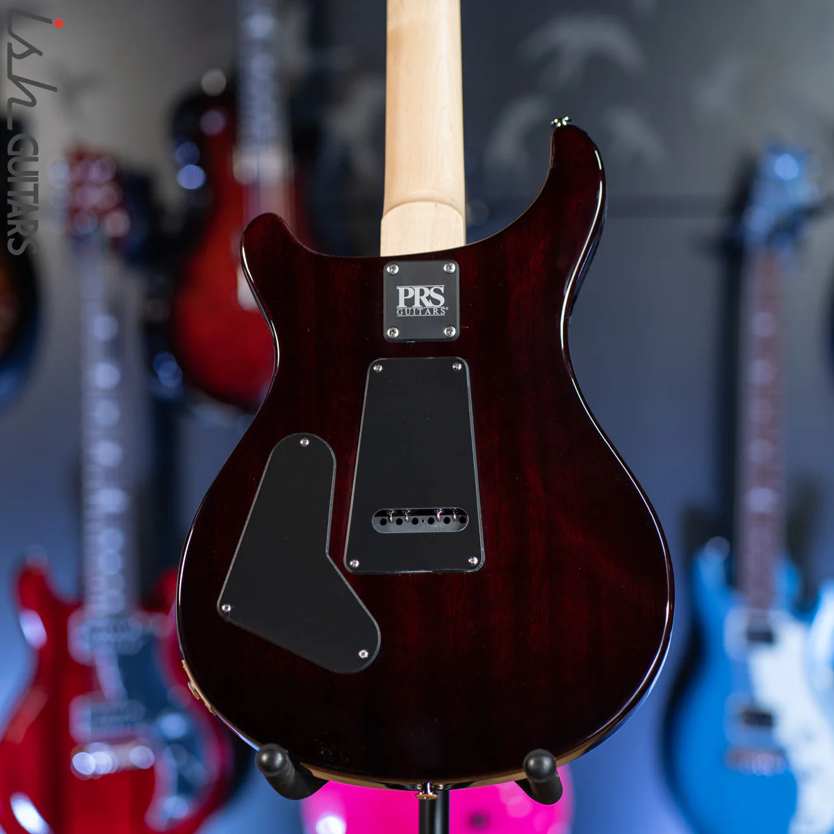 PRS CE 24 Semi-Hollow Fire Red Burst Smokewrap - Image 8