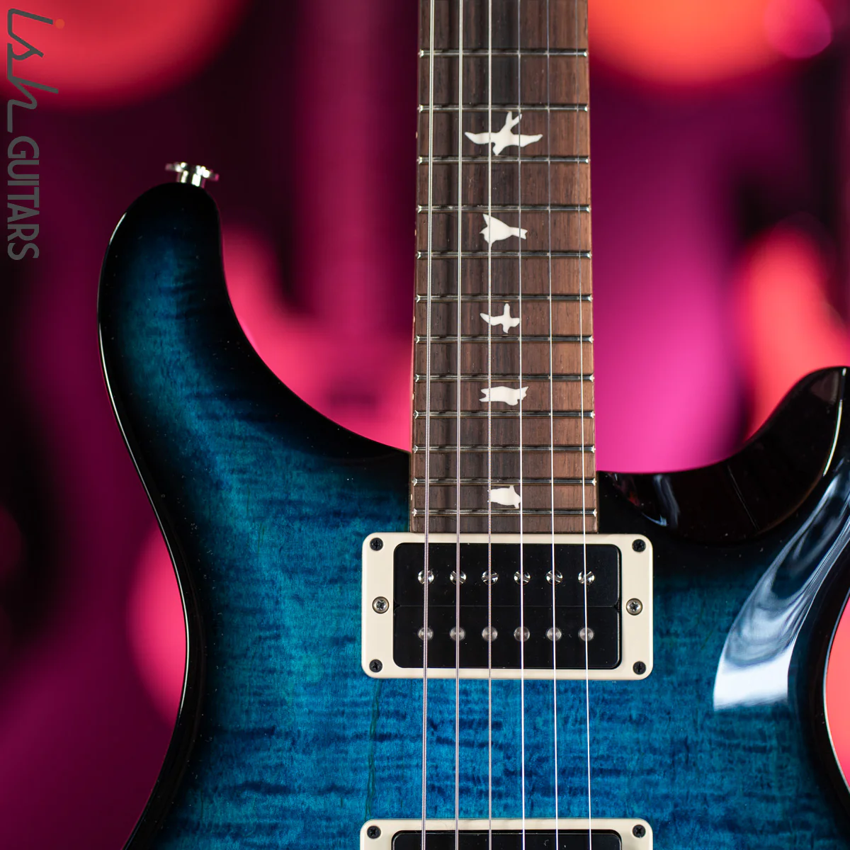 PRS CE 24 Semi-Hollow Whale Blue Smokewrap - Image 3