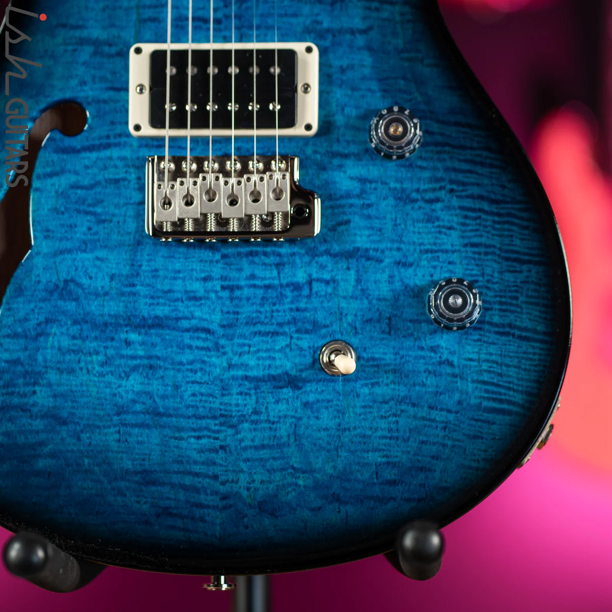 PRS CE 24 Semi-Hollow Whale Blue Smokewrap - Image 4