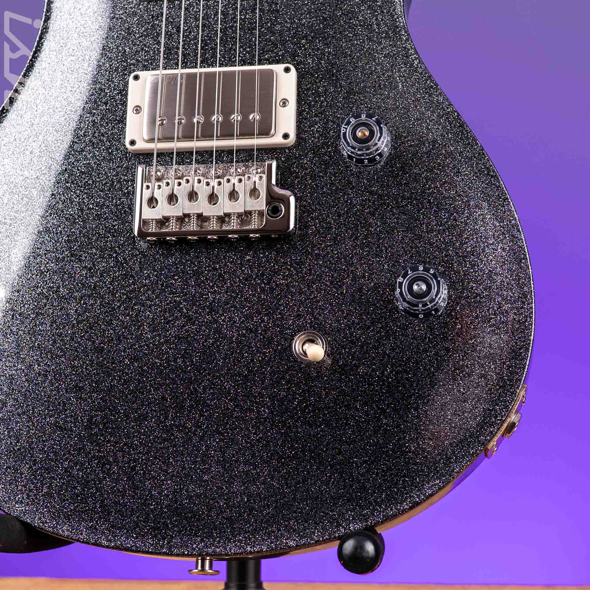 PRS CE 24 Silver Holoflake Sprayer's Choice w/ Black Satin Neck - Image 5