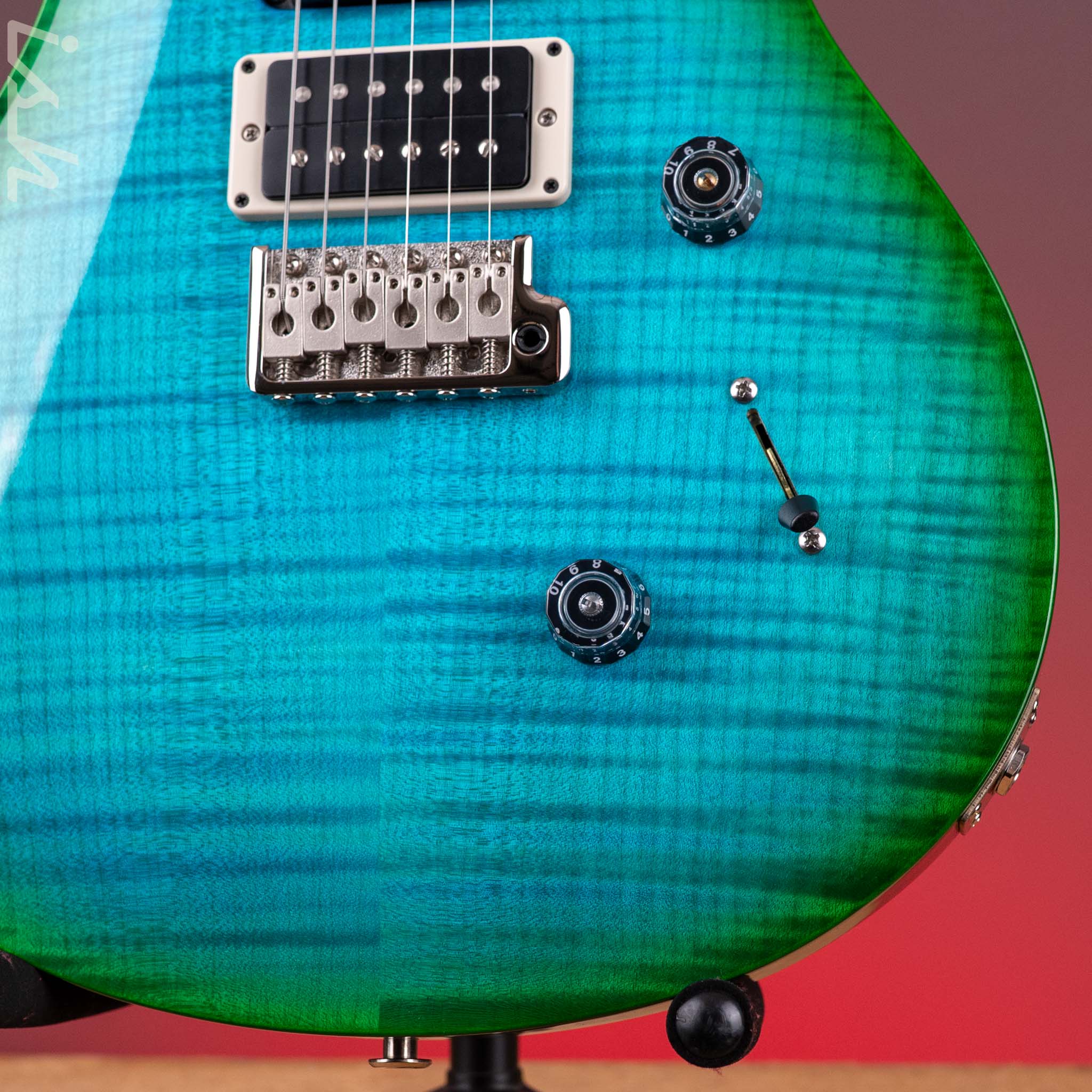 PRS CE 24 Special Carroll Blue Green Burst Custom Color - Image 5