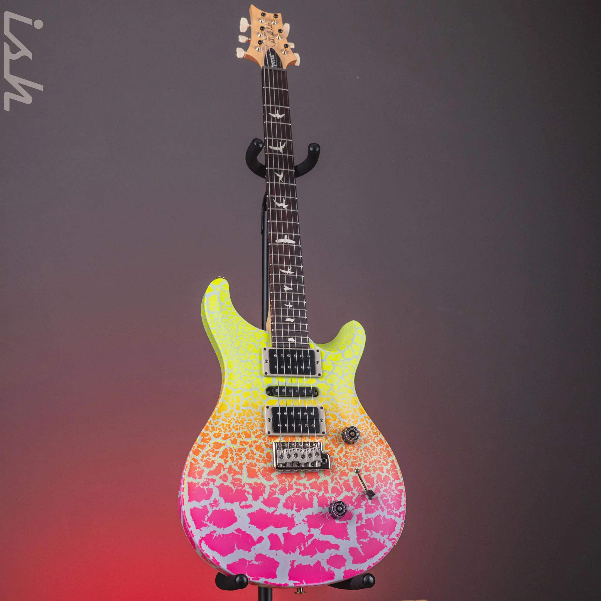 PRS CE 24 Special Sprayer’s Choice Pink Lemonade Fade White Crackle - Image 2
