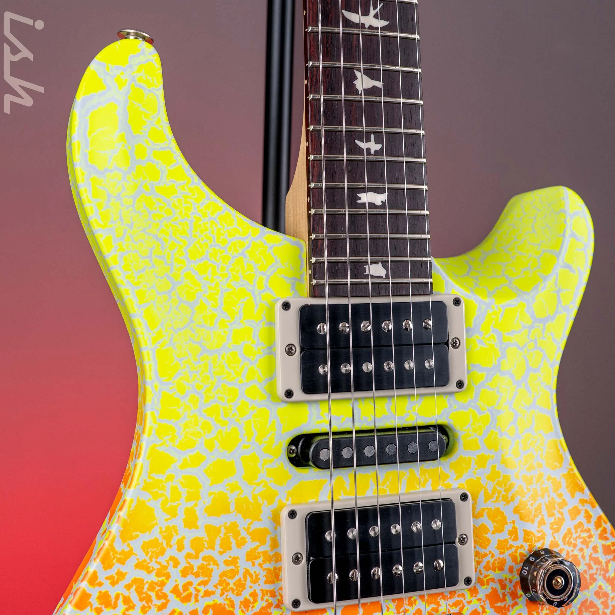 PRS CE 24 Special Sprayer’s Choice Pink Lemonade Fade White Crackle - Image 4