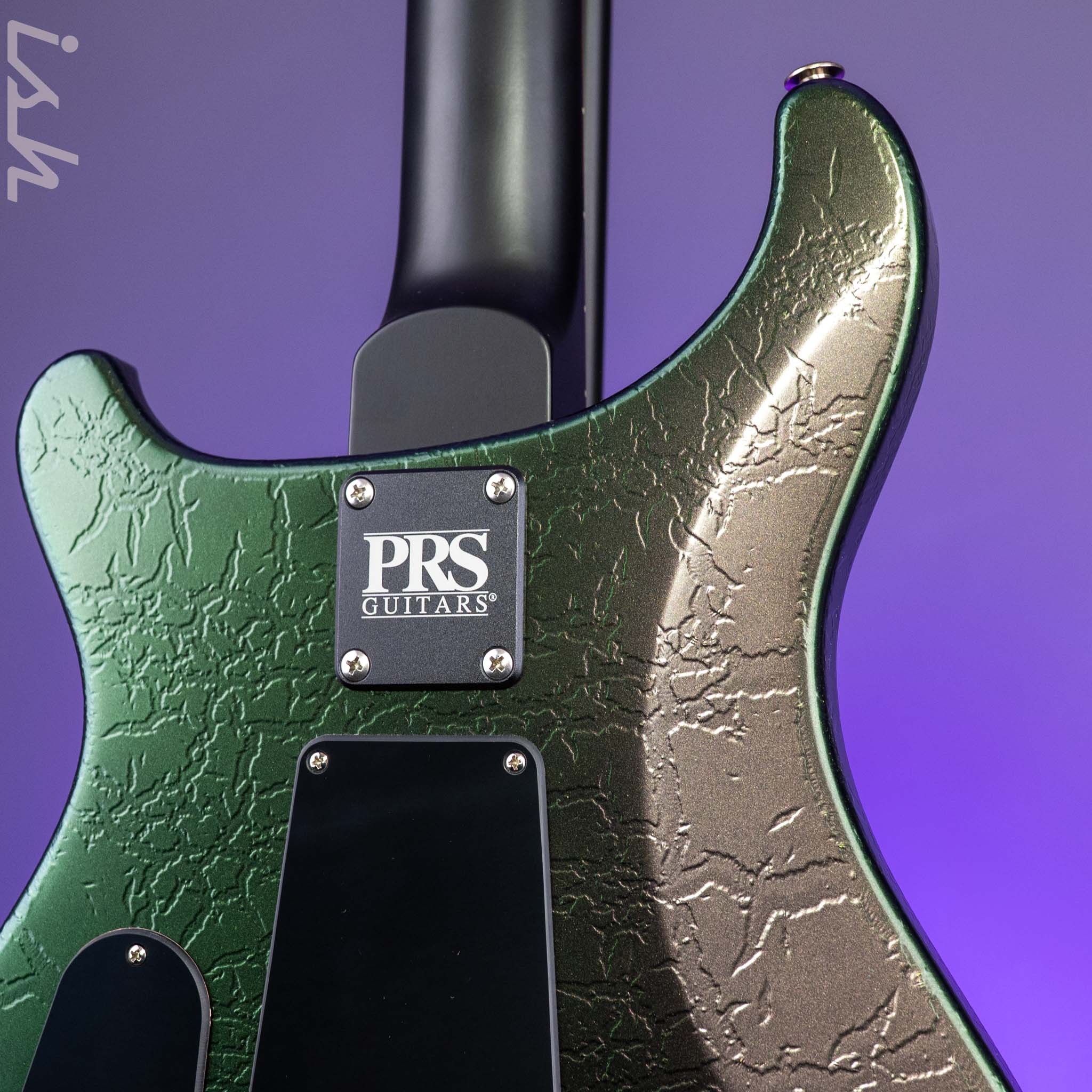 PRS CE 24 Special Green Metallic Colorshift Crackle Sprayer's Choice w/ Black Satin Neck - Image 10