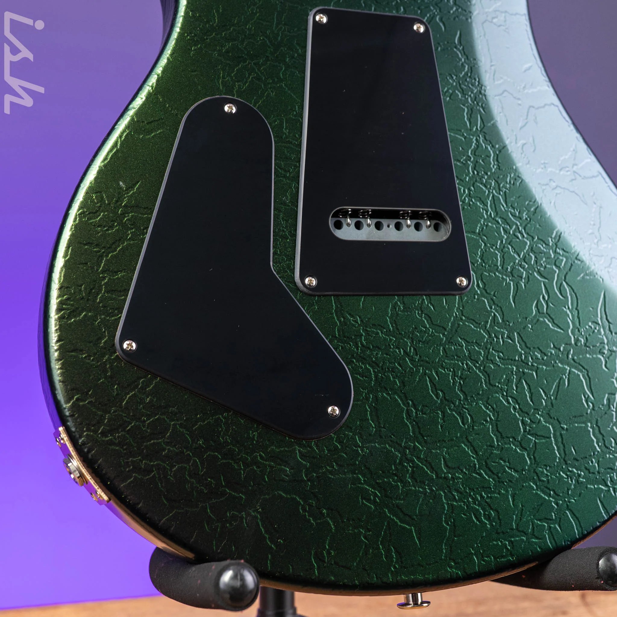 PRS CE 24 Special Green Metallic Colorshift Crackle Sprayer's Choice w/ Black Satin Neck - Image 11