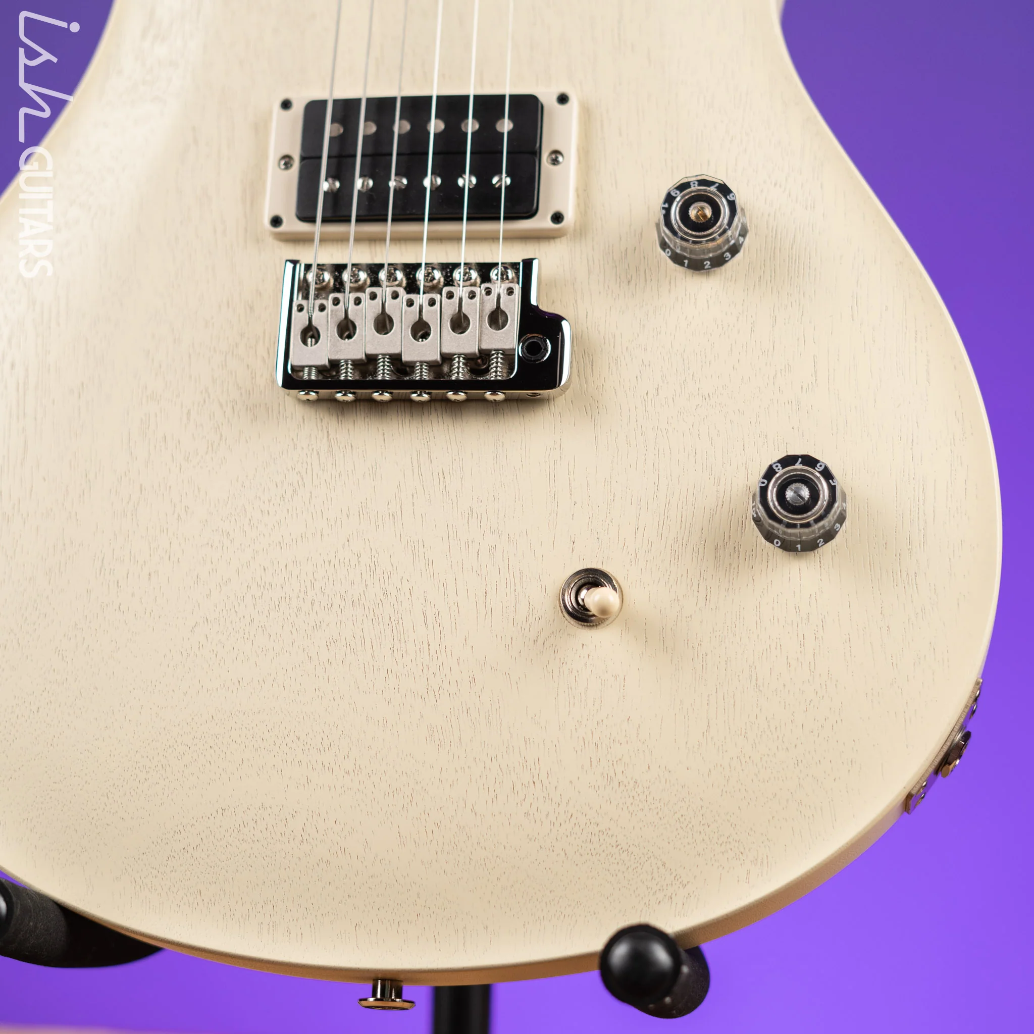 PRS CE 24 Standard Satin Electric Guitar Antique White Demo - Image 4