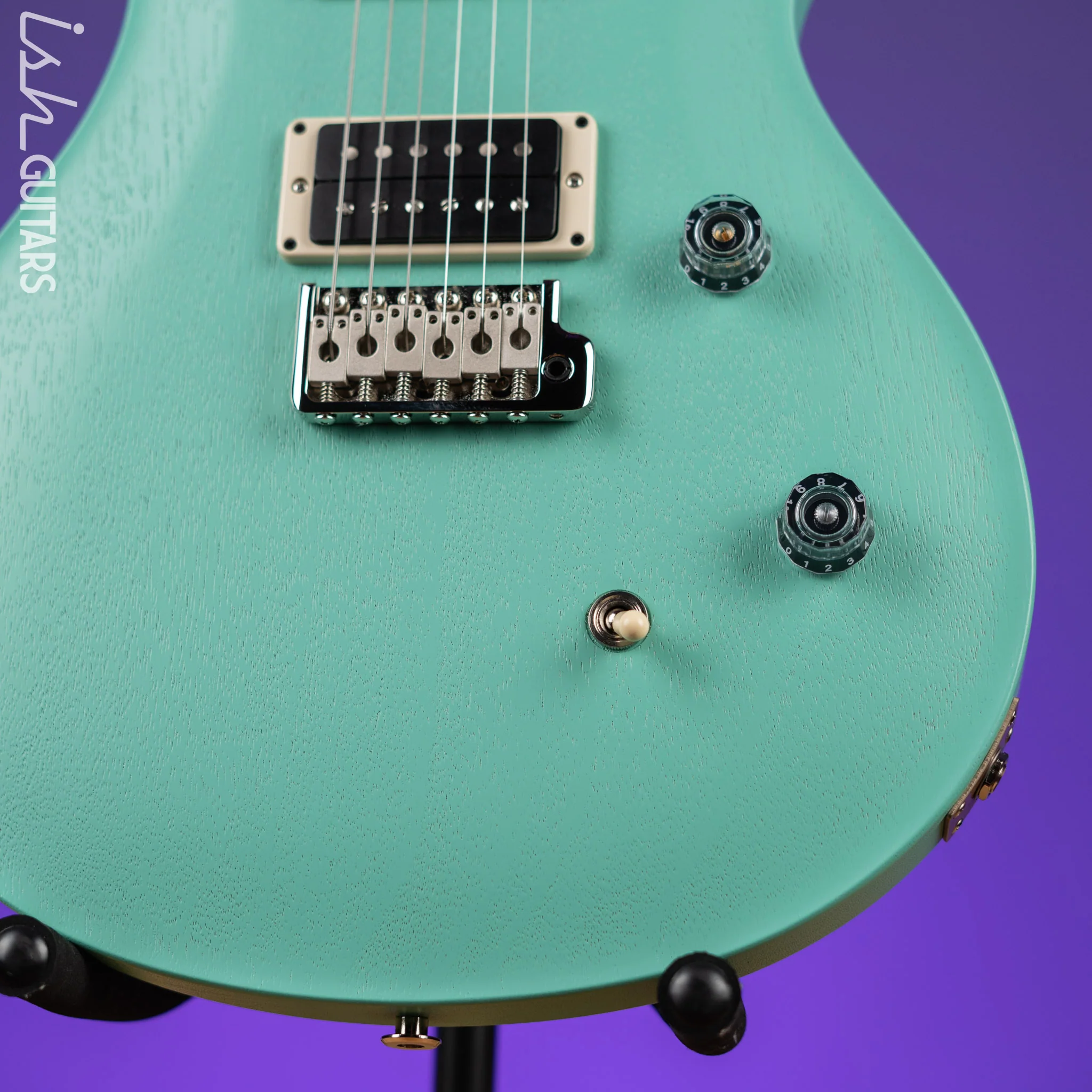 PRS CE 24 Standard Satin Nitro Electric Guitar Seafoam Green - Image 4