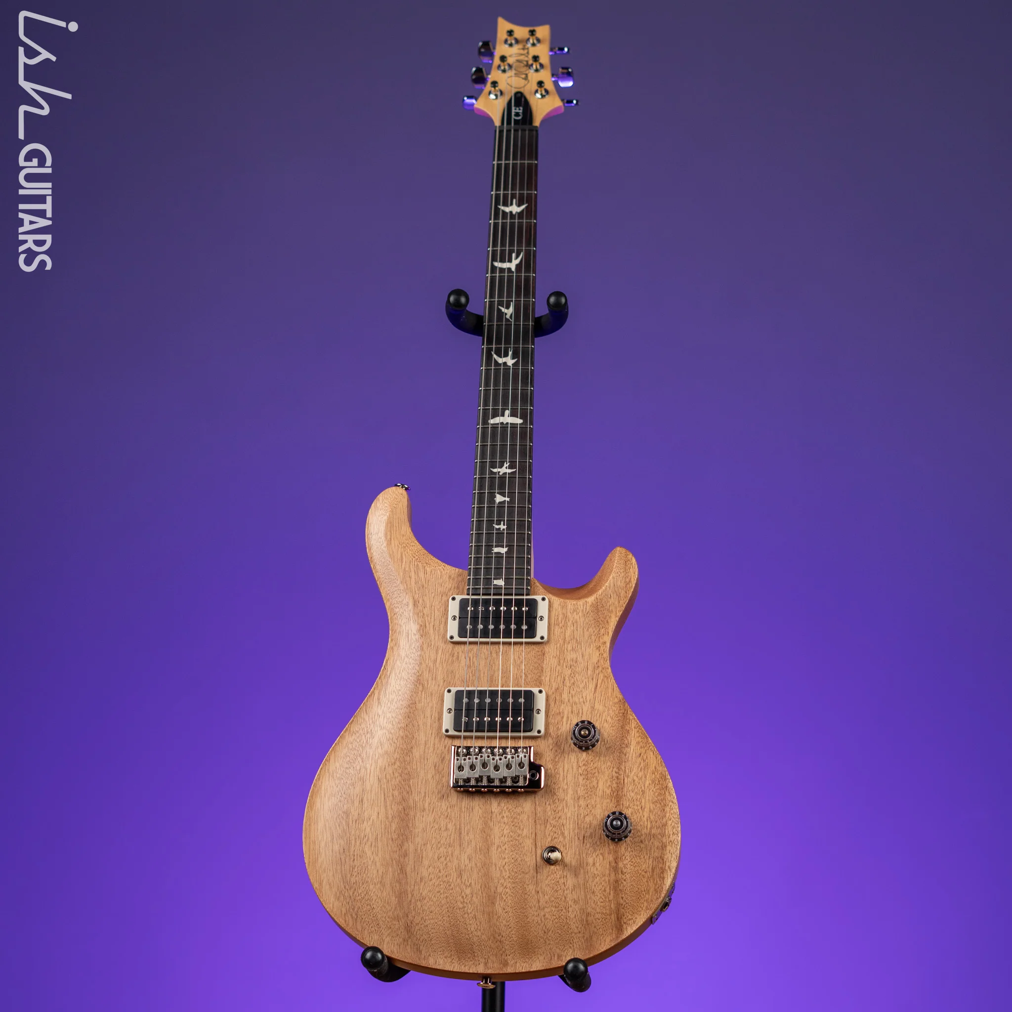 PRS CE 24 Standard Satin Nitro Electric Guitar Natural - Image 2