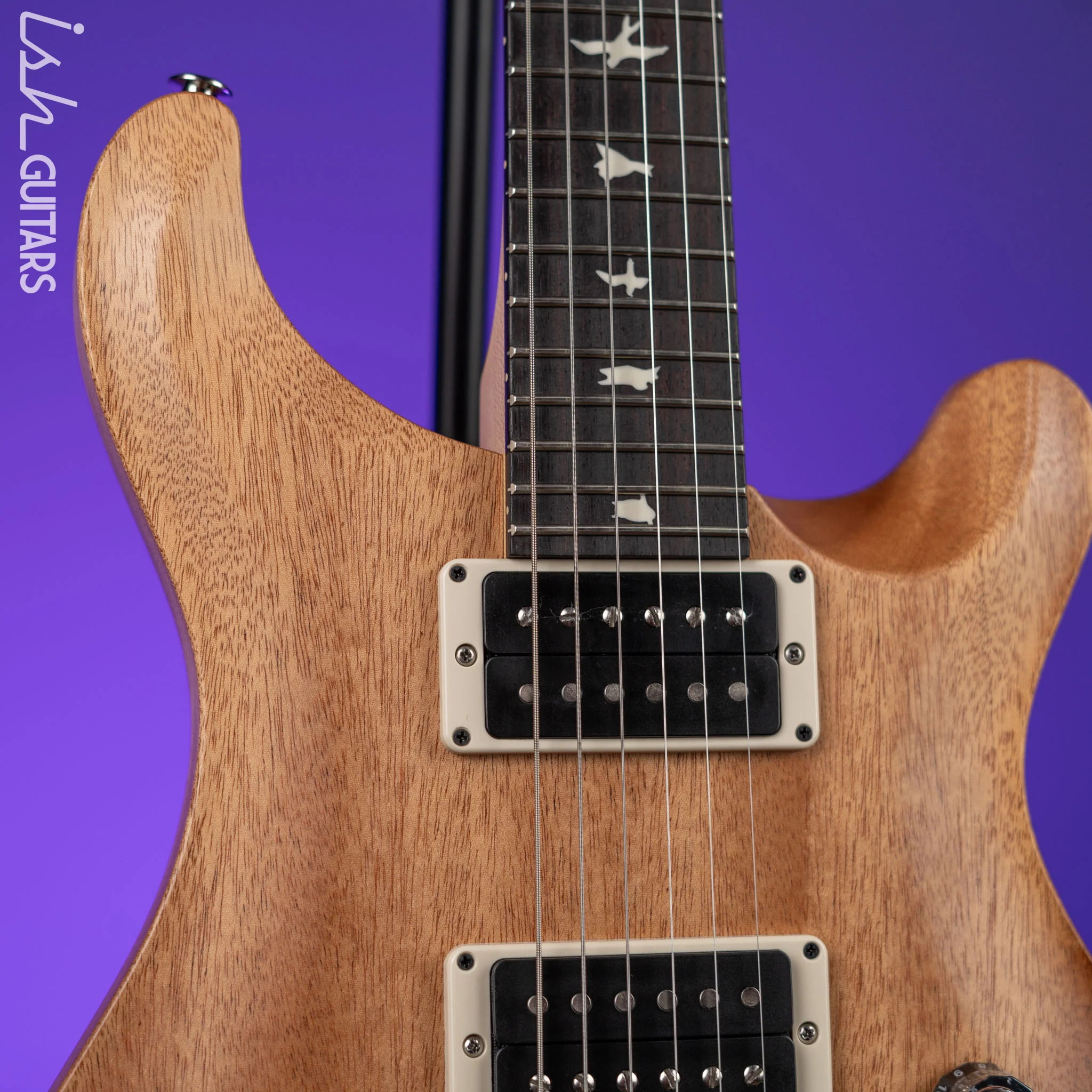 PRS CE 24 Standard Satin Nitro Electric Guitar Natural - Image 3