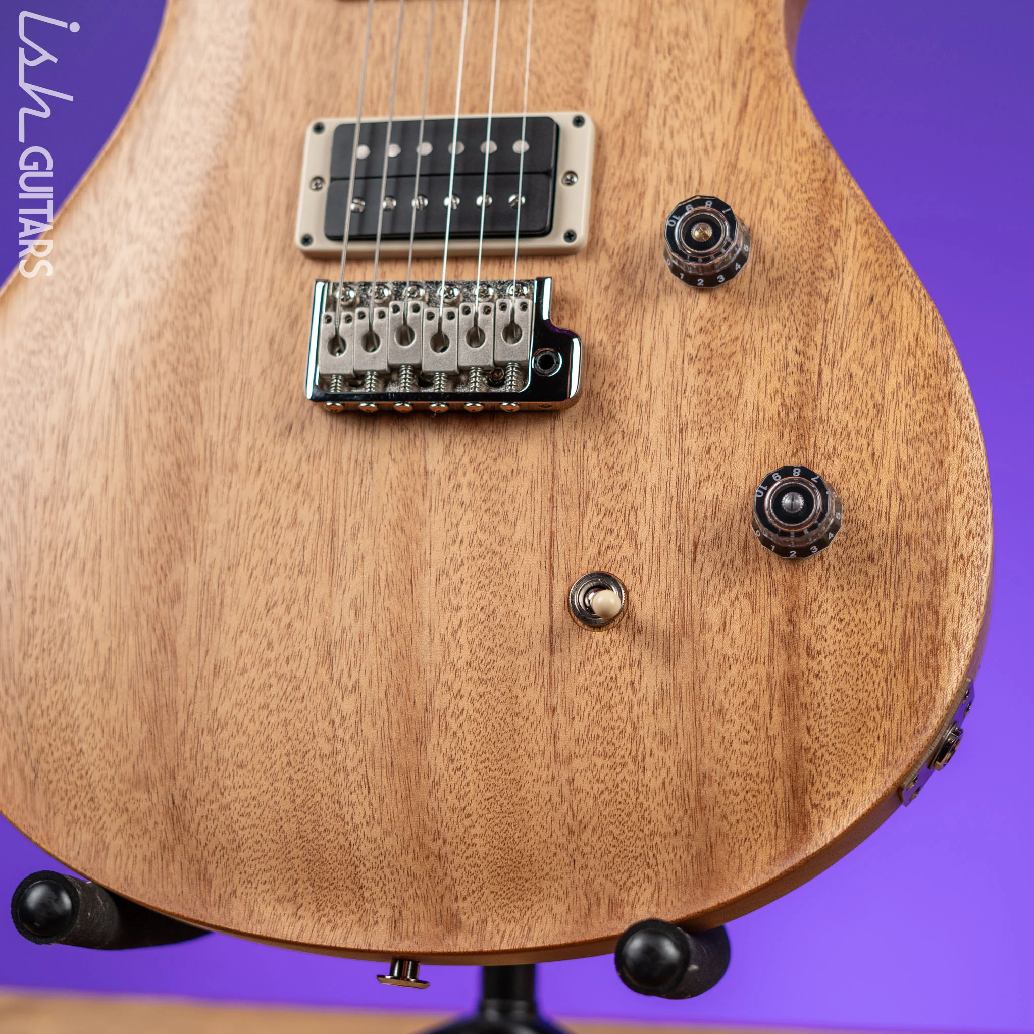 PRS CE 24 Standard Satin Nitro Electric Guitar Natural - Image 4