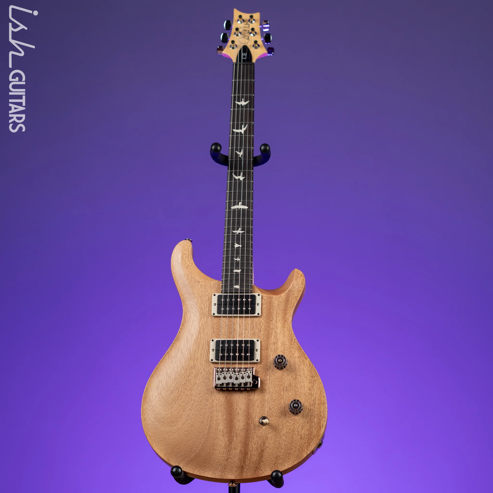 PRS CE 24 Standard Satin Nitro Electric Guitar Natural - Image 2