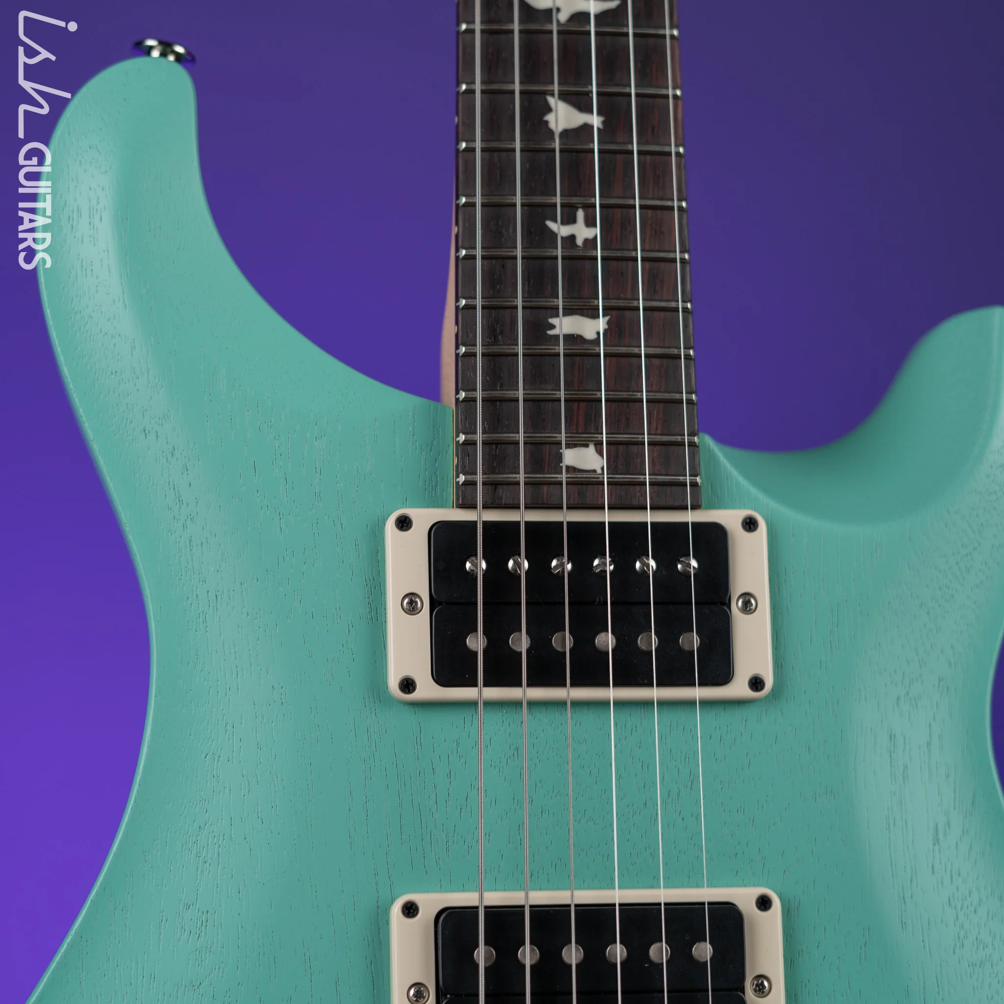 PRS CE 24 Standard Satin Nitro Electric Guitar Seafoam Green - Image 3