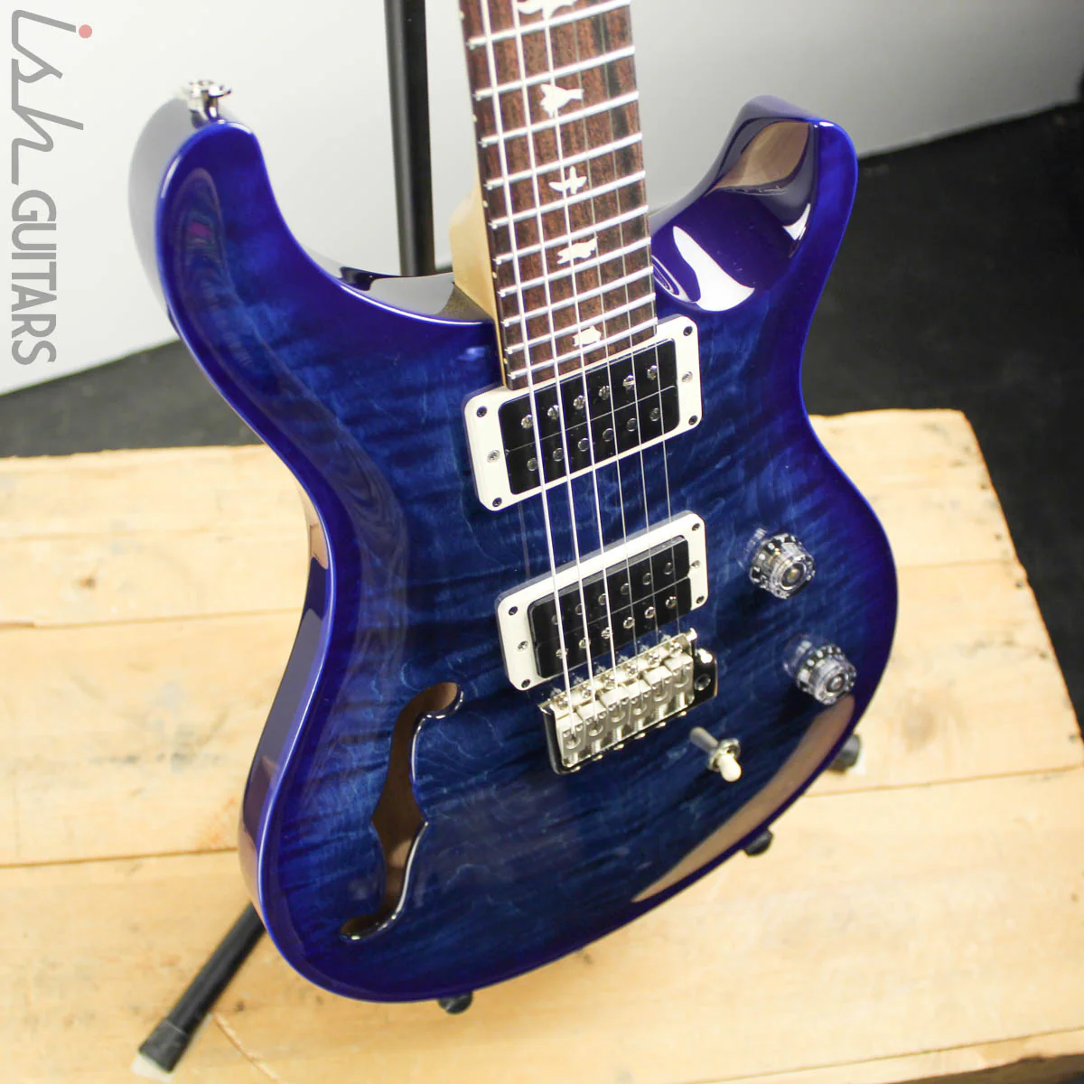 2019 PRS CE 24 Semi-Hollow Faded Whale Blue Burst - Image 7