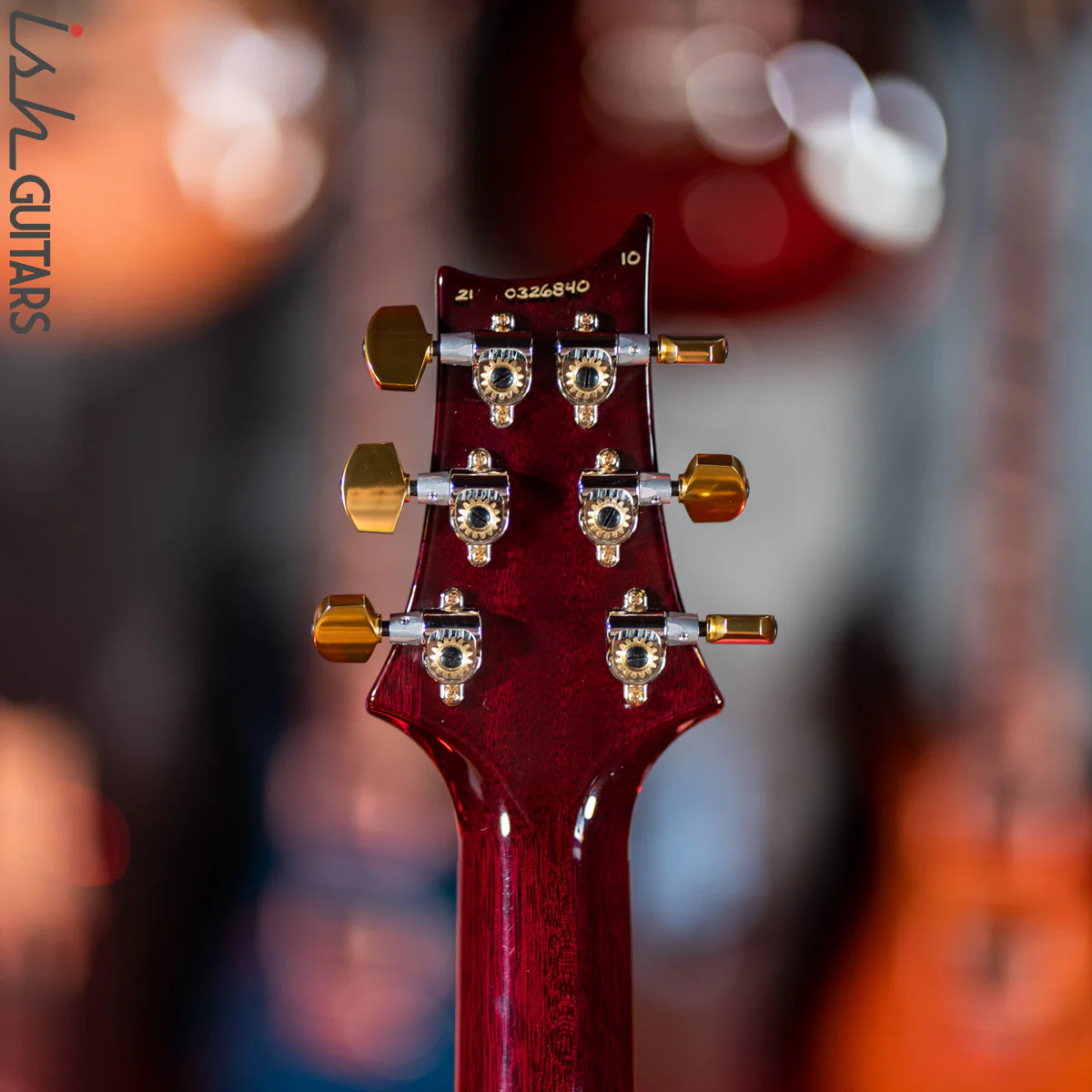 PRS Custom 22 Piezo Aquamarine Purple Burst 10 Top - Image 10