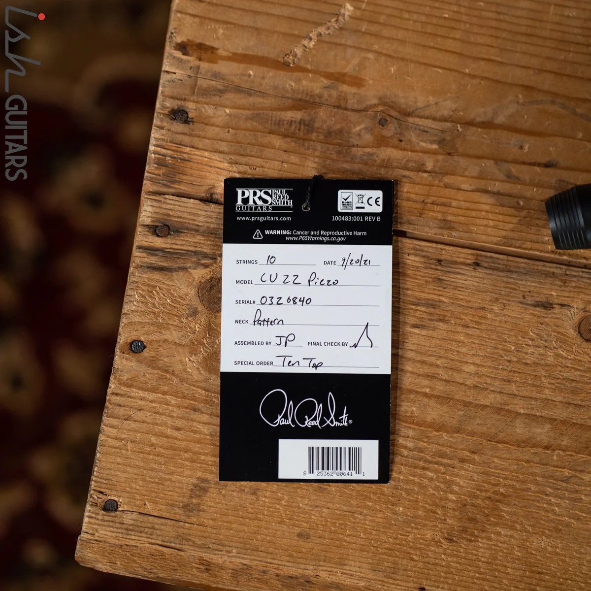 PRS Custom 22 Piezo Aquamarine Purple Burst 10 Top - Image 11
