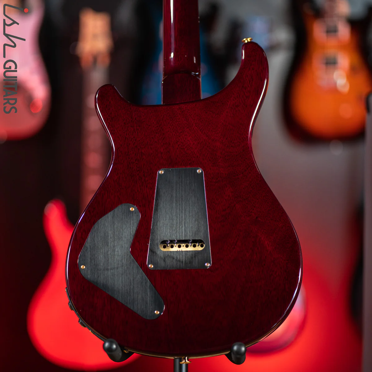 PRS Custom 22 Piezo Aquamarine Purple Burst 10 Top - Image 8