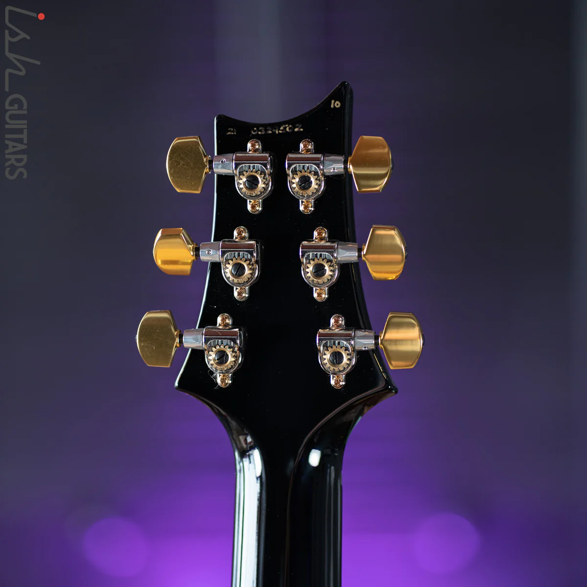 PRS Custom 22 Piezo Trampas Green Smokeburst 10 Top - Image 11