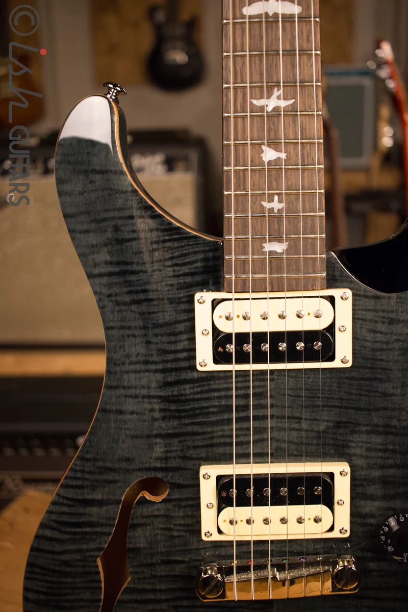 Paul Reed Smith PRS SE Custom 22 Semi-Hollow Grey Black - Image 3
