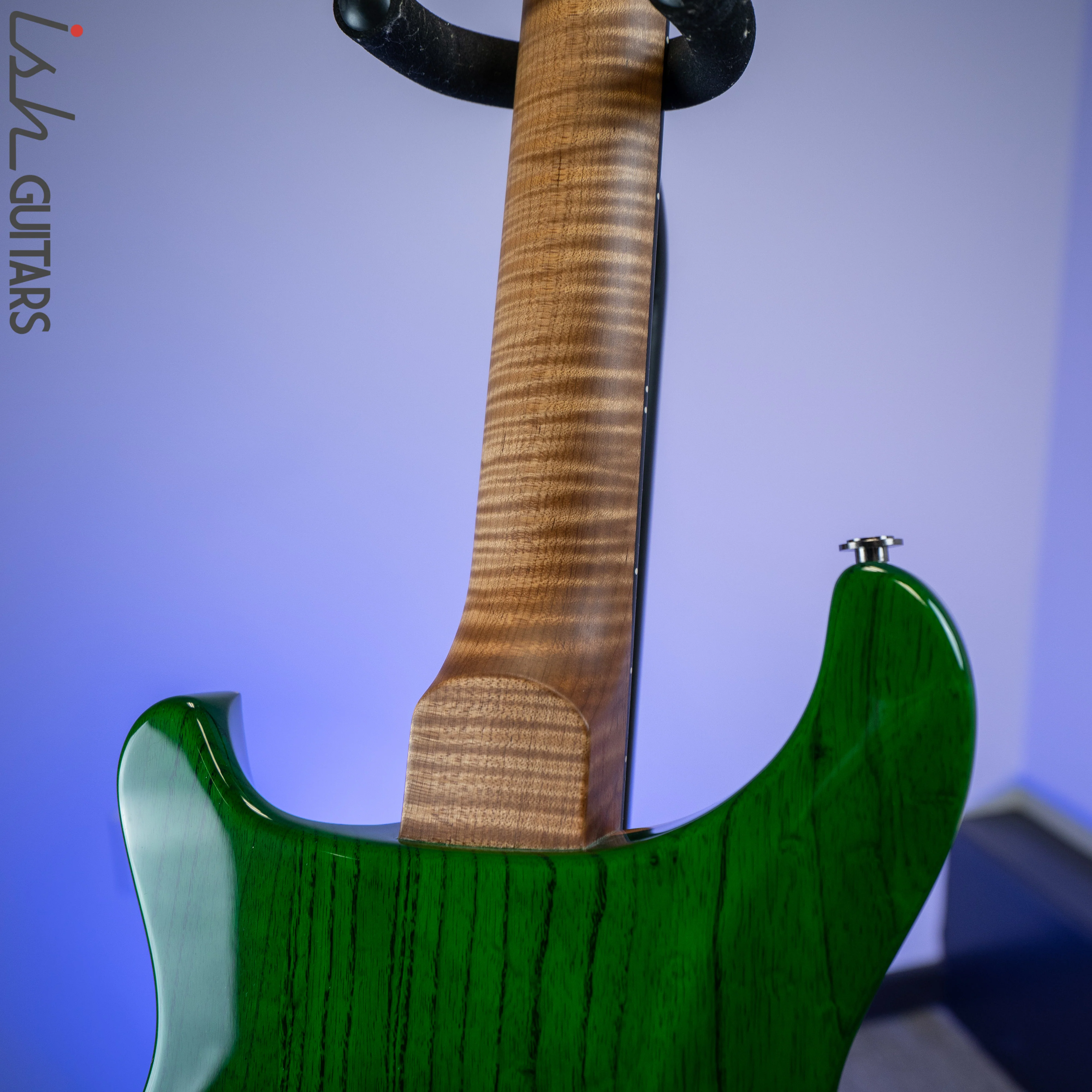 PRS Wood Library Custom 22 Soapbar Jade Green Burst Torrified Maple Neck - Image 12