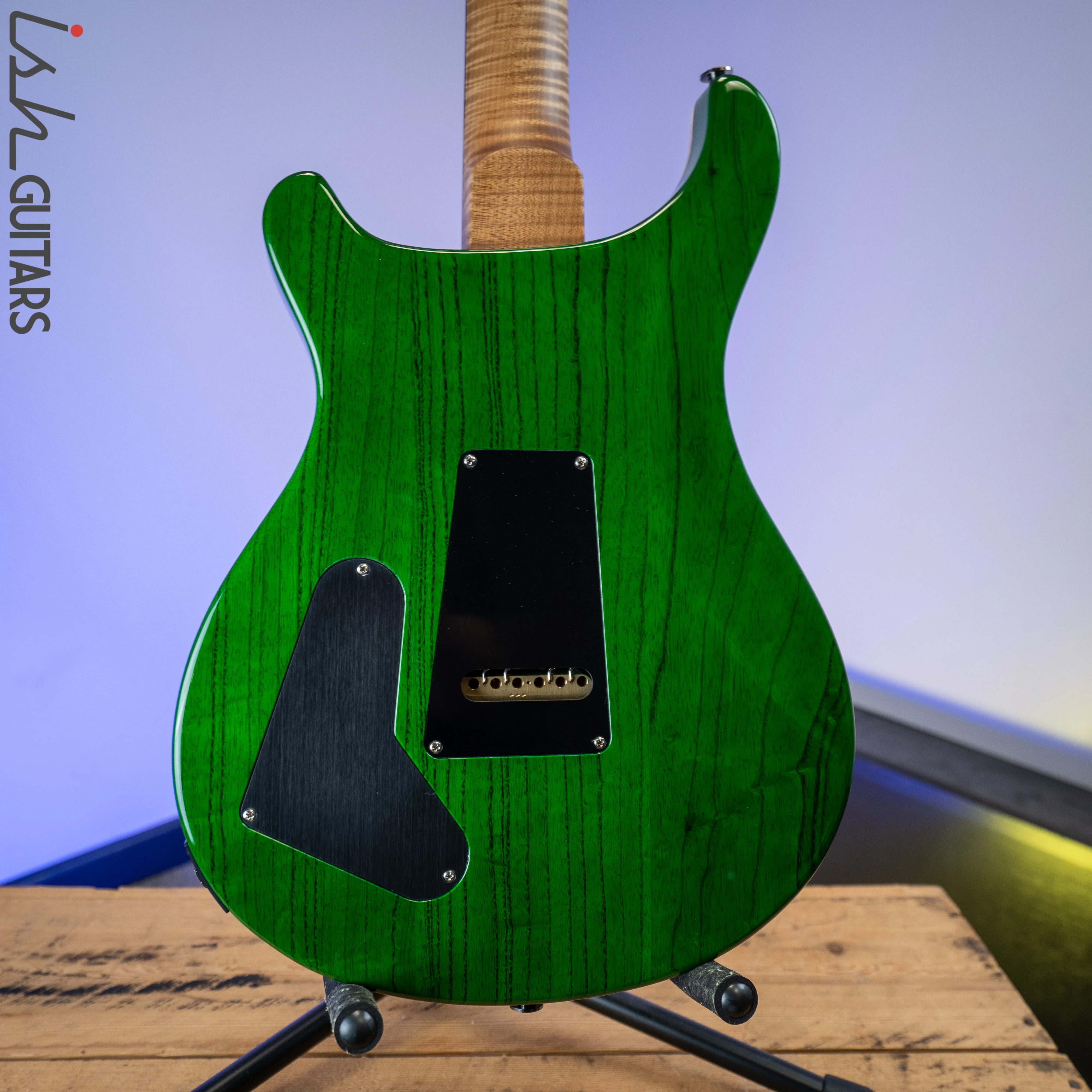 PRS Wood Library Custom 22 Soapbar Jade Green Burst Torrified Maple Neck - Image 9