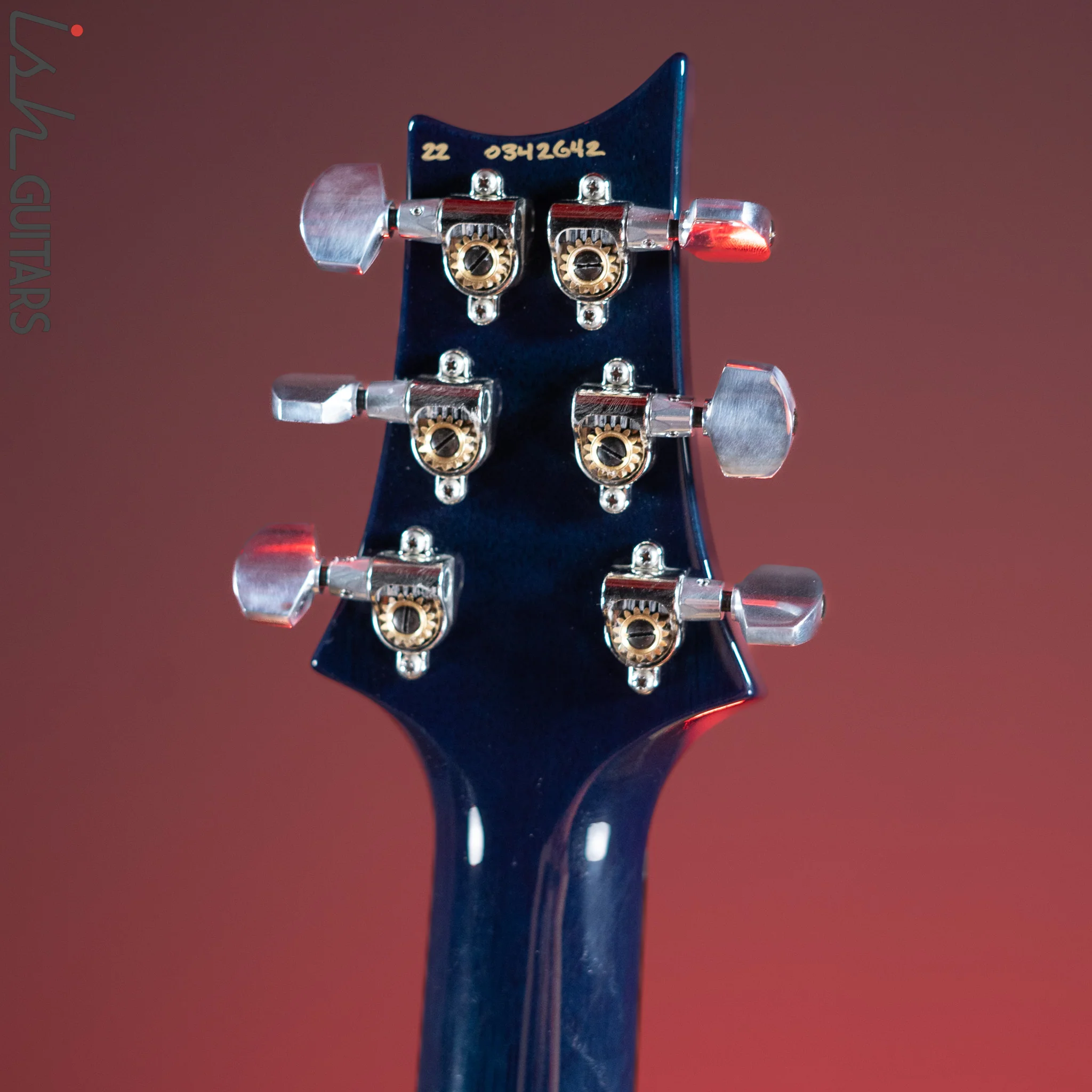 PRS Custom 24-08 Matteo Blue w/ Wrap Burst - Image 11