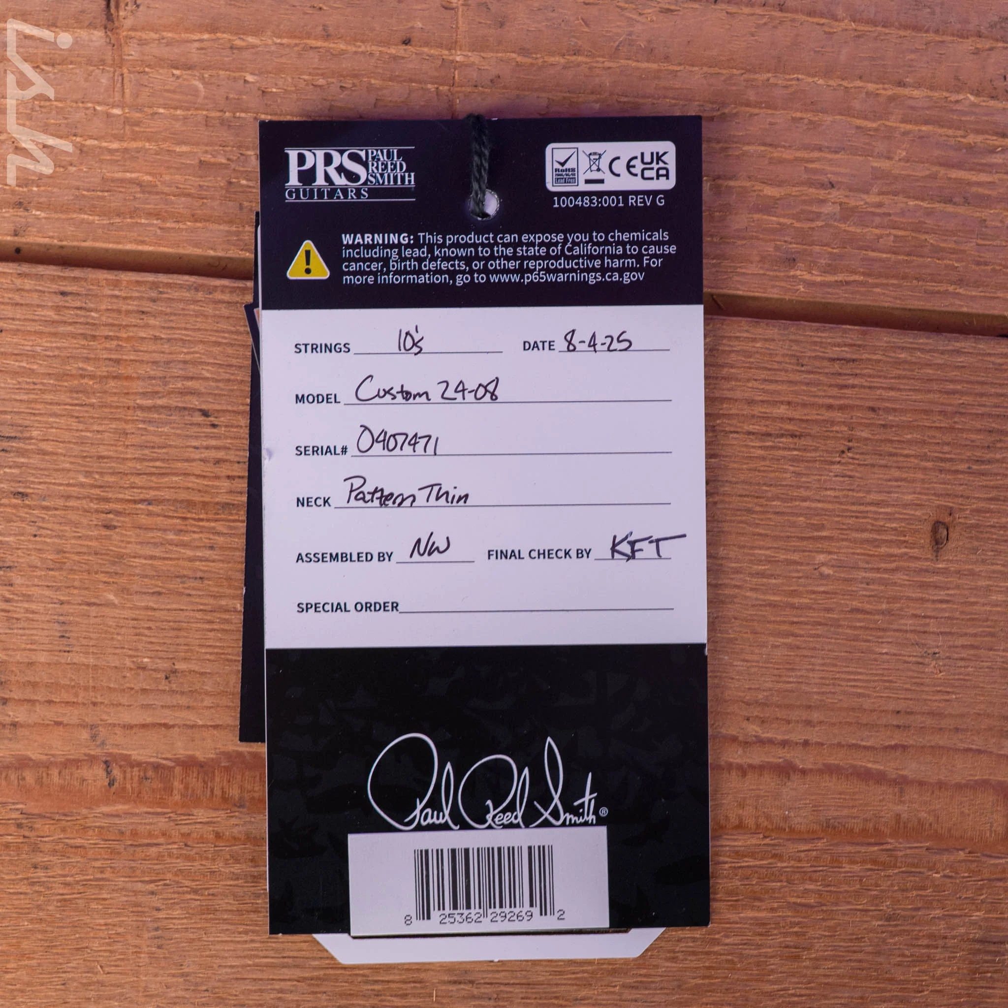 PRS Custom 24-08 Black Rainbow Holoflake Custom Color 85/15s - Image 13