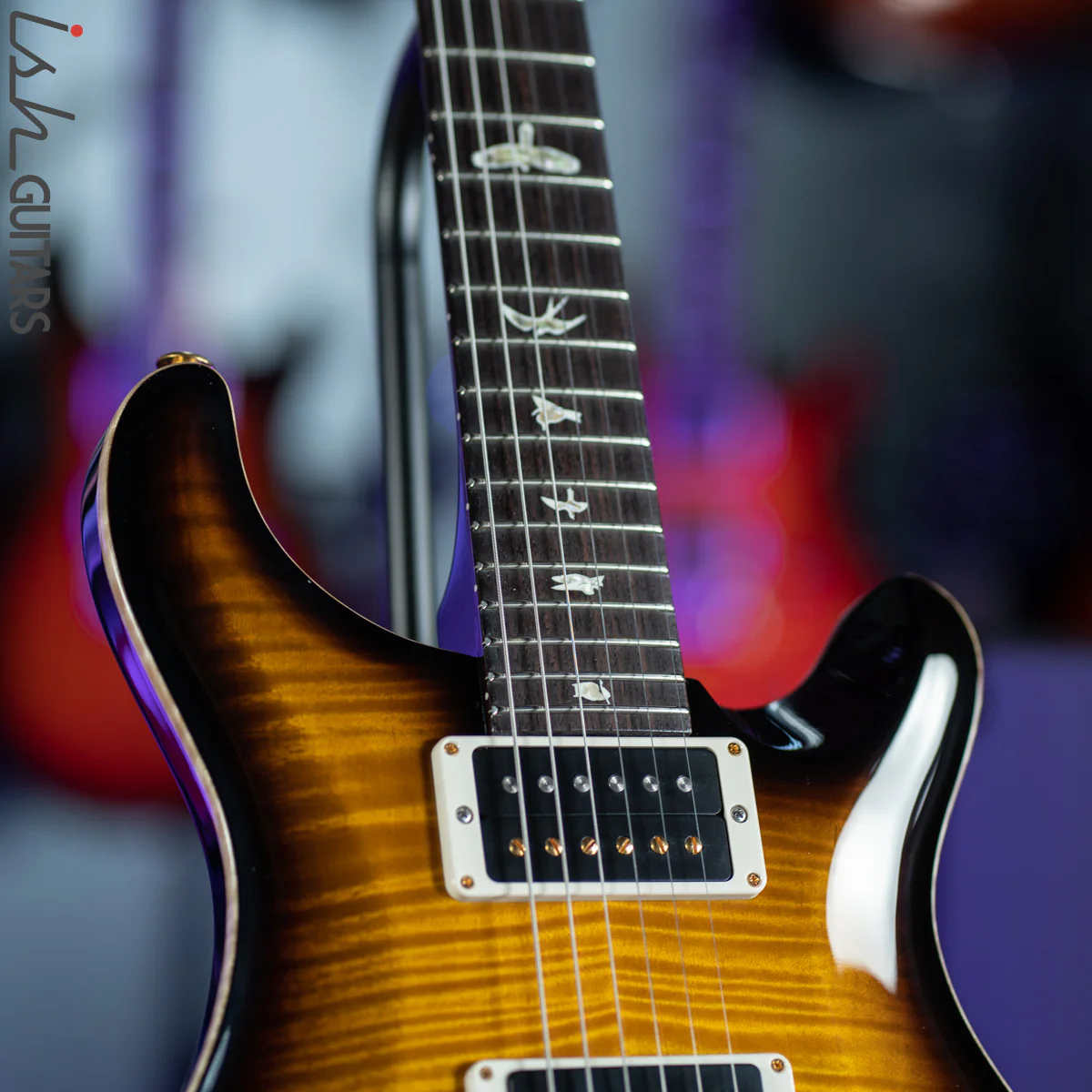 PRS Custom 24-08 Tobacco Sunburst 10 Top - Image 13